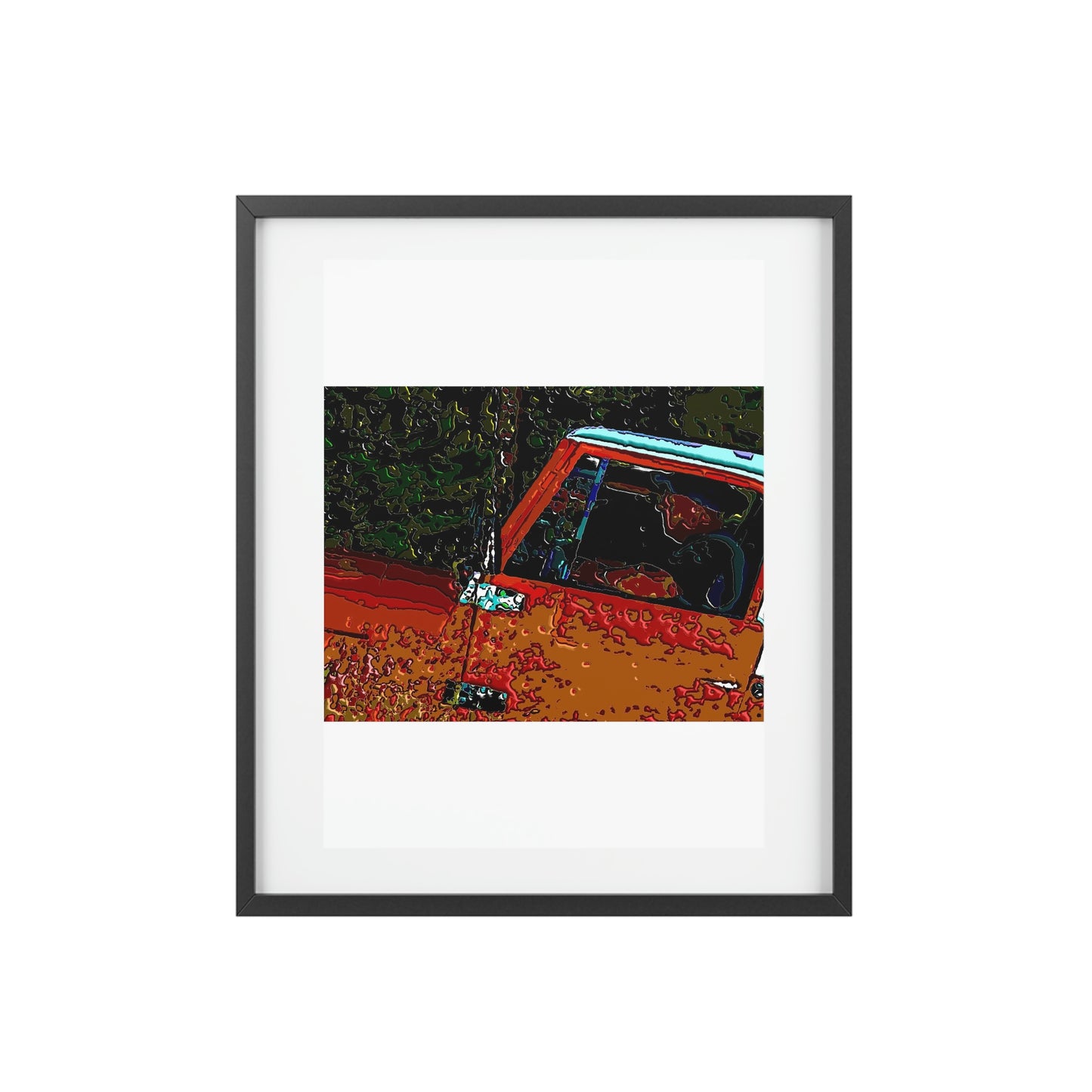 Framed Posters, Matte ... How-To-Drive-Idaho's-Mountain_Roads ... "Like A Professional" ... "Truckin' Like The Doo-Dah-Man" ...