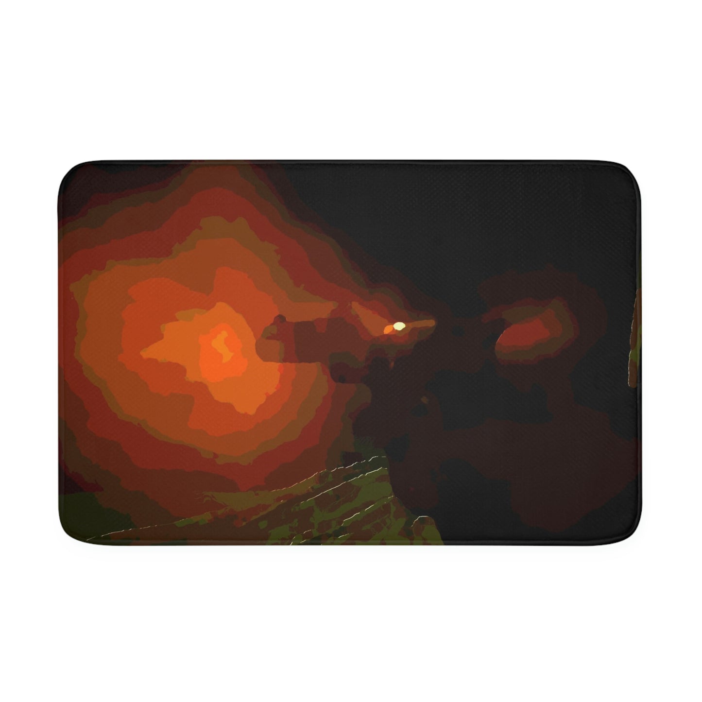 Memory Foam Bath Mat ... Ruger .357 Magnum Early-Morning-Target-Practice ... 'Circa April 2022' ... Original Works ...