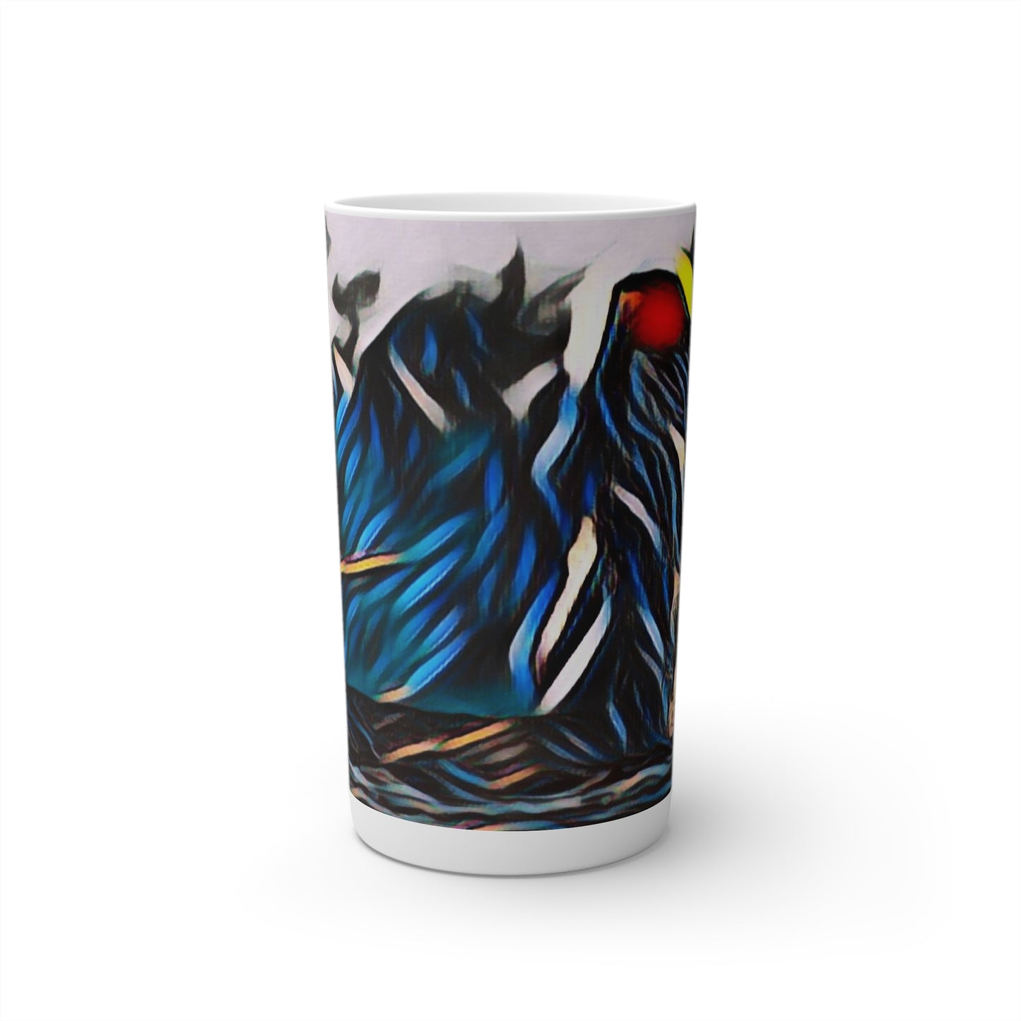 Conical Coffee Mugs (3oz, 8oz, 12oz) ... "Ken's Favourite Humpback Breach" ... Circa: 21st Century ... Maui, HI ... Original Works ...