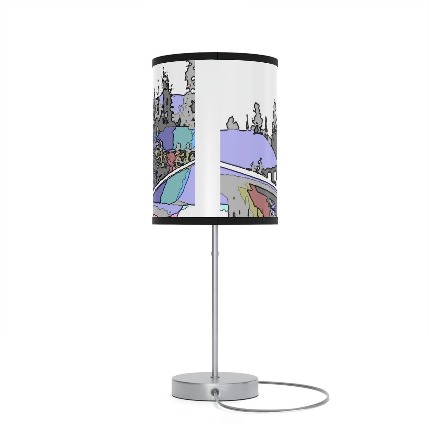 Lamp on a Stand, US|CA plug "A Very Remote Mountain Neighborhood" ... Only Cabins In This Environment ... Cenrtal Idaho ...