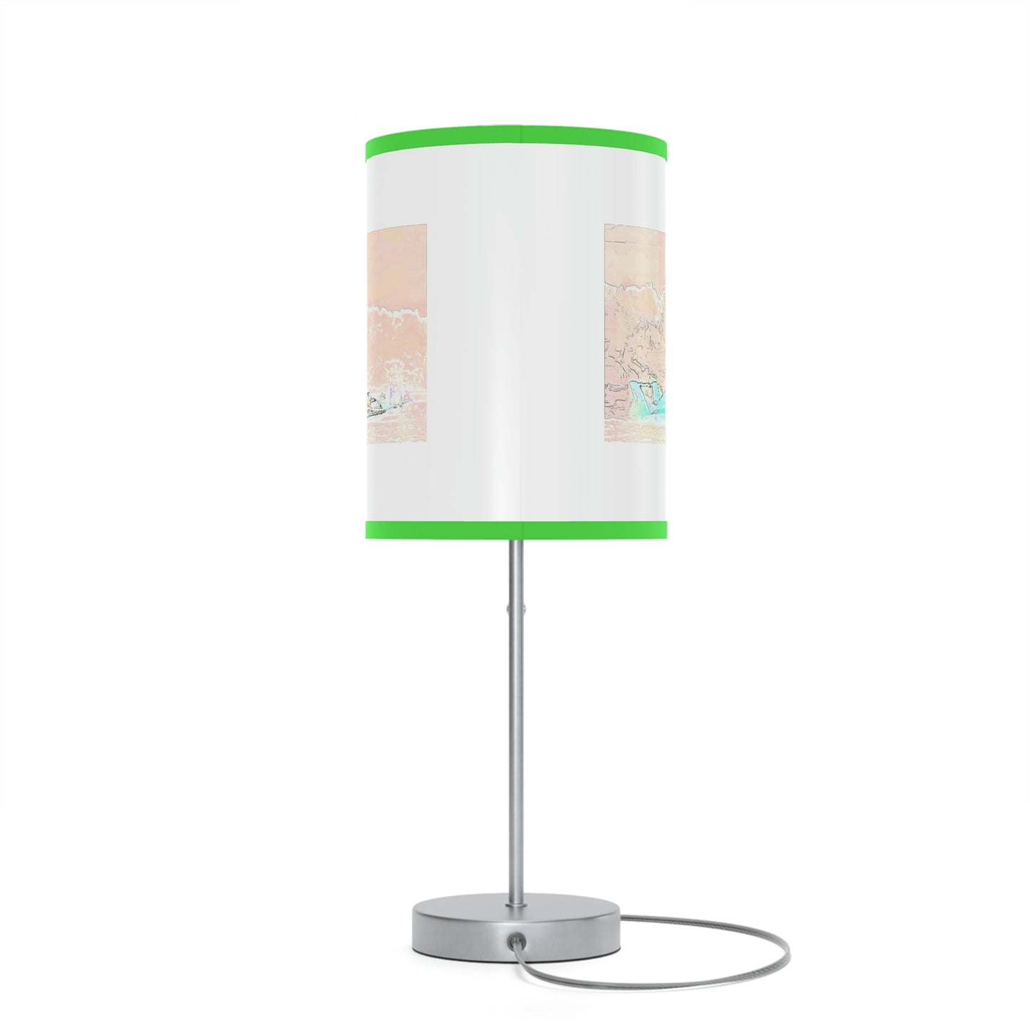 Lamp on a Stand, US|CA plug ... Seattle Columbia Cup On Lake Washington ... "Dave Wilcox Heads For The Win" ... Associate Gift-Photo ... Original Works ...