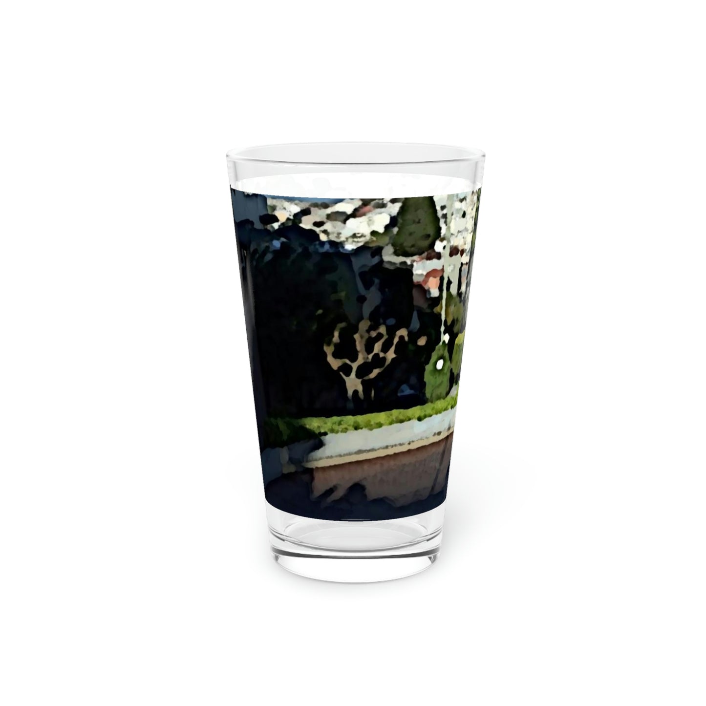 Pint Glass, 16oz ... "Lombard Street San Francisco, CA, USA" ... Family Archives 1970's ... Original Works ...