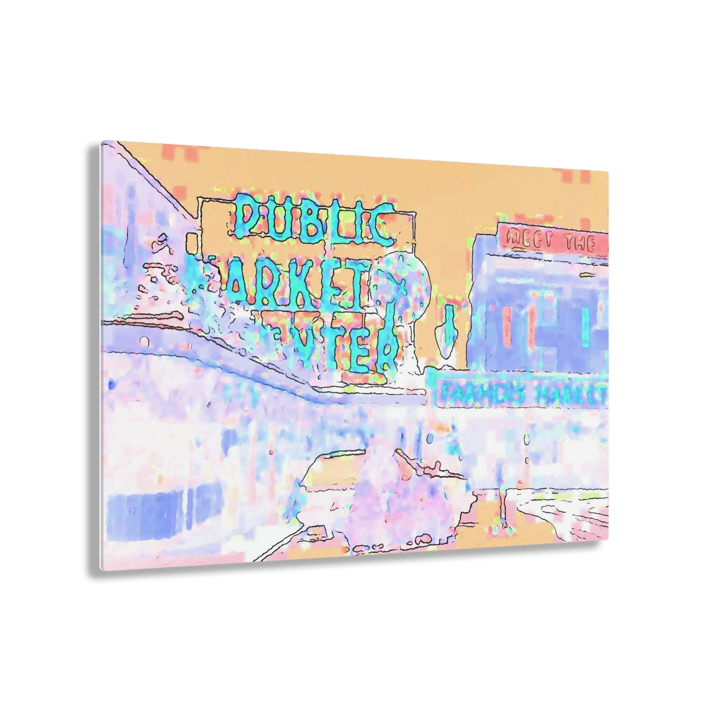 Acrylic Prints ... "Seattle's PPM: Pike-Place-Market" ... I Remember That Day ... The Photo Shoot ... 'It Was Snowing' ... Original Works ...