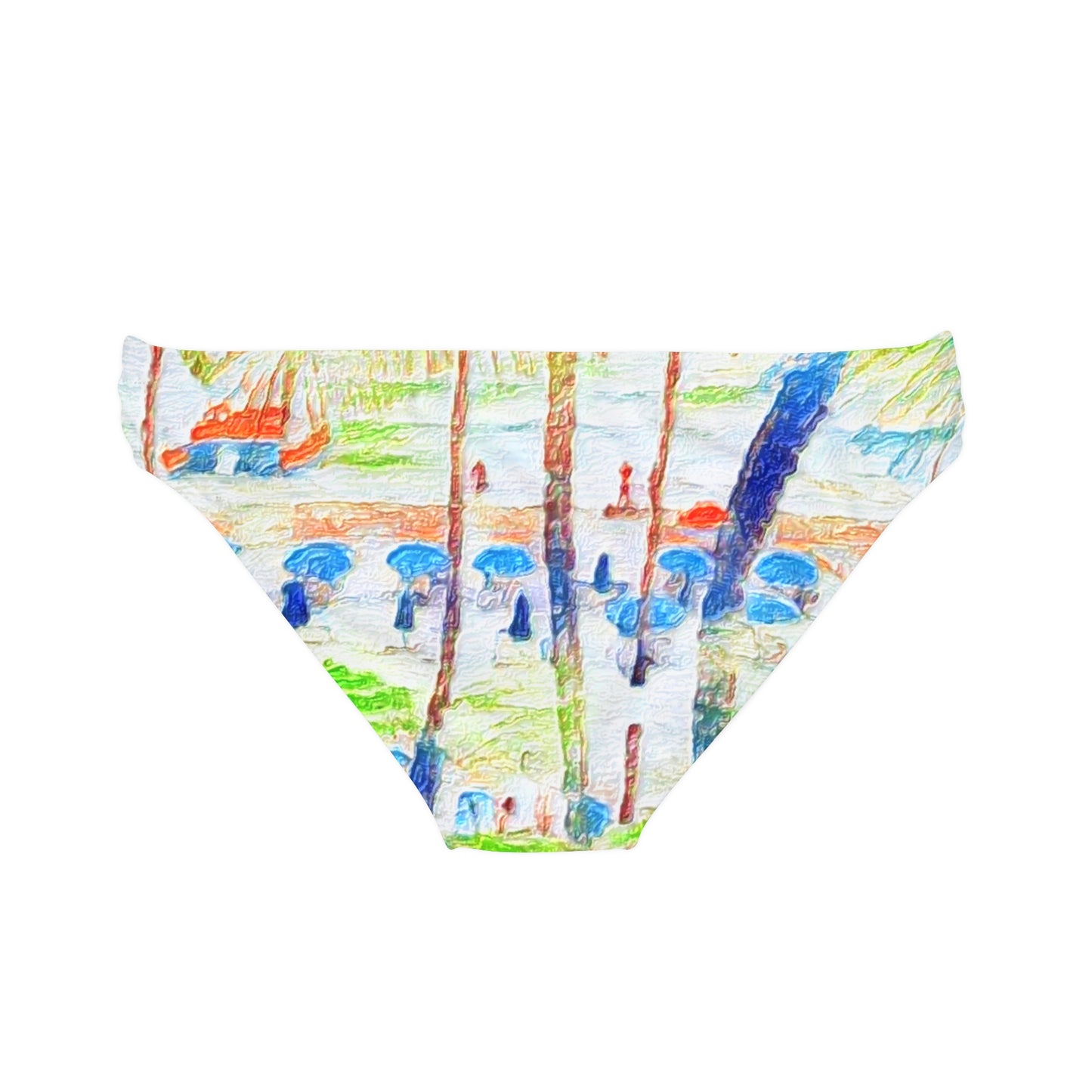 Loop Tie Side Bikini Bottom (AOP) ... "The Royal Hawai'ian: Waikiki Beach_Beach" ... Honolulu, HI ... Ocotber 2014 (Halloween) ... Original Works ...