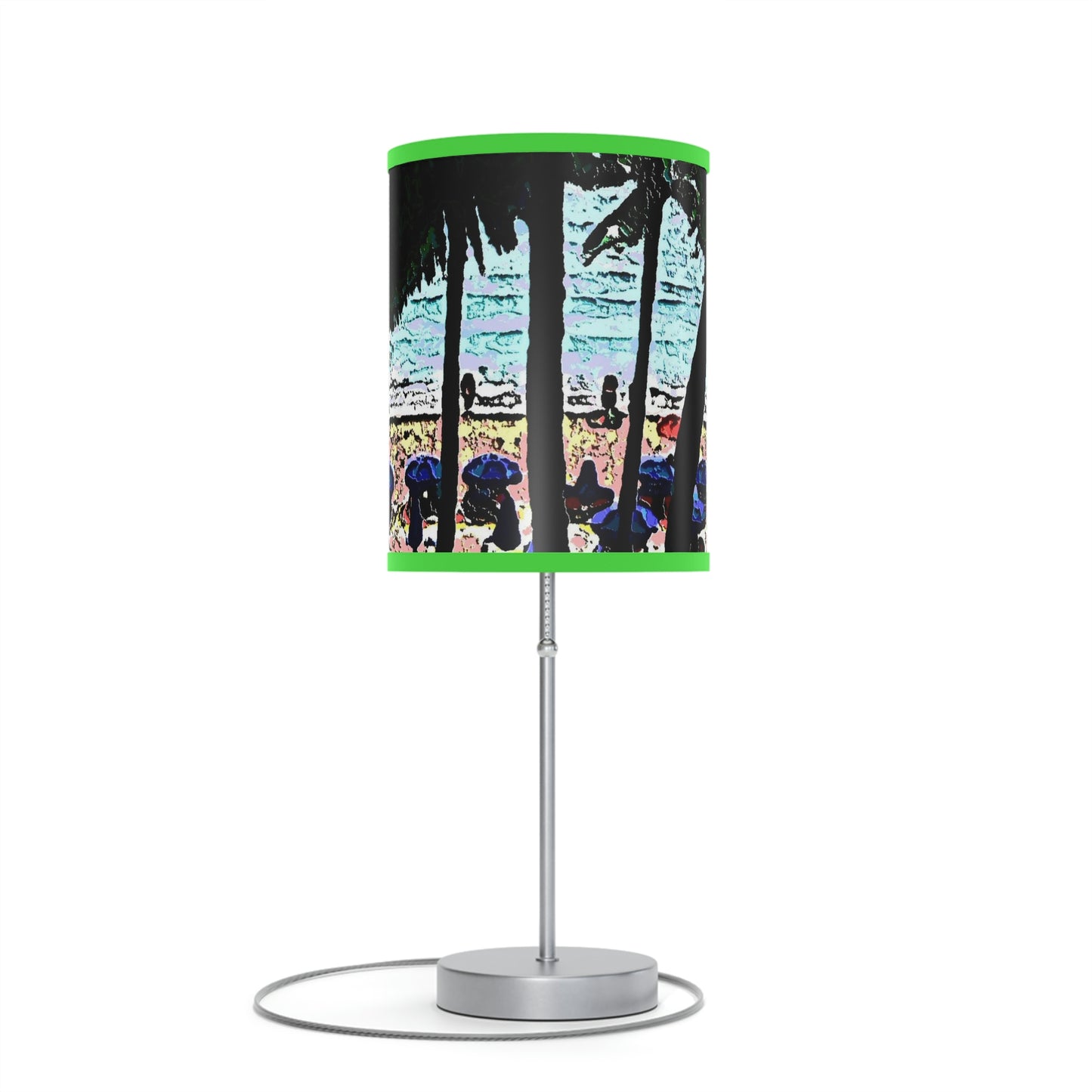Lamp on a Stand, US|CA plug ... "A Beautiful Beach Amongst The Palms" ... The Outrigger Waikiki, Honolulu, Oahu ... Original Works ...