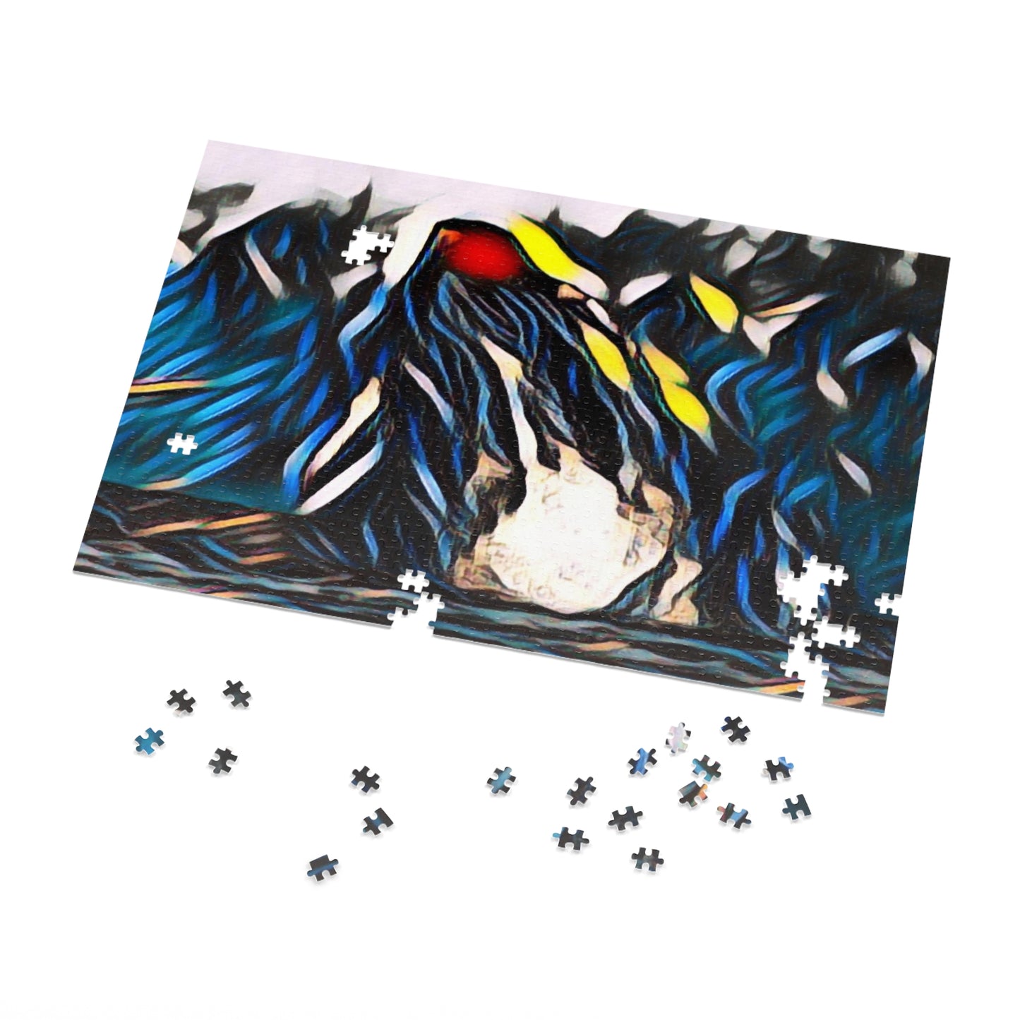 Jigsaw Puzzle (30, 110, 252, 500,1000-Piece) ... "Ken's Favourite Humpback Breach" ... Circa: 21st Century ... Maui, HI ... Original Works ...