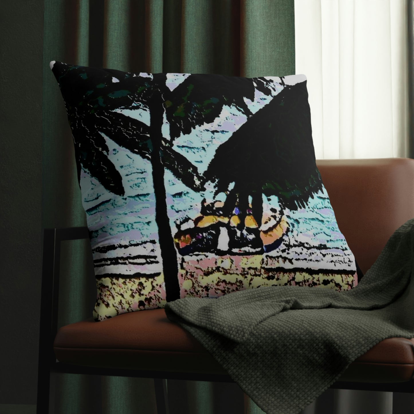 Waterproof Pillows ... "A Beautiful Beach Amongst The Palms" ... The Outrigger Waikiki, Honolulu, Oahu ... Original Works ...