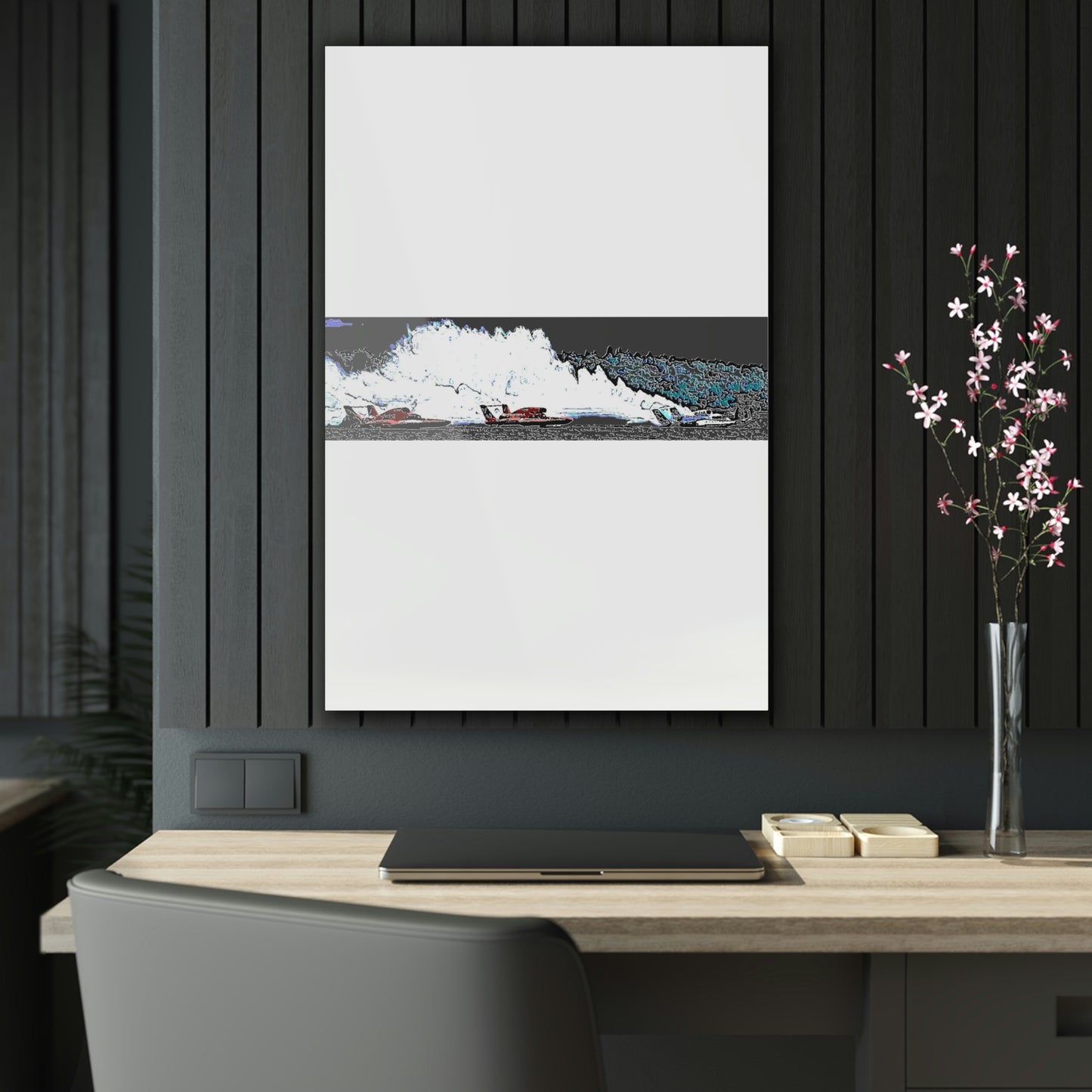 Acrylic Prints ... Seattle Columbia Cup On Lake Washington ... "Dave Wilcox Heads For The Win" ... Associate Gift-Photo ... Original Works ...