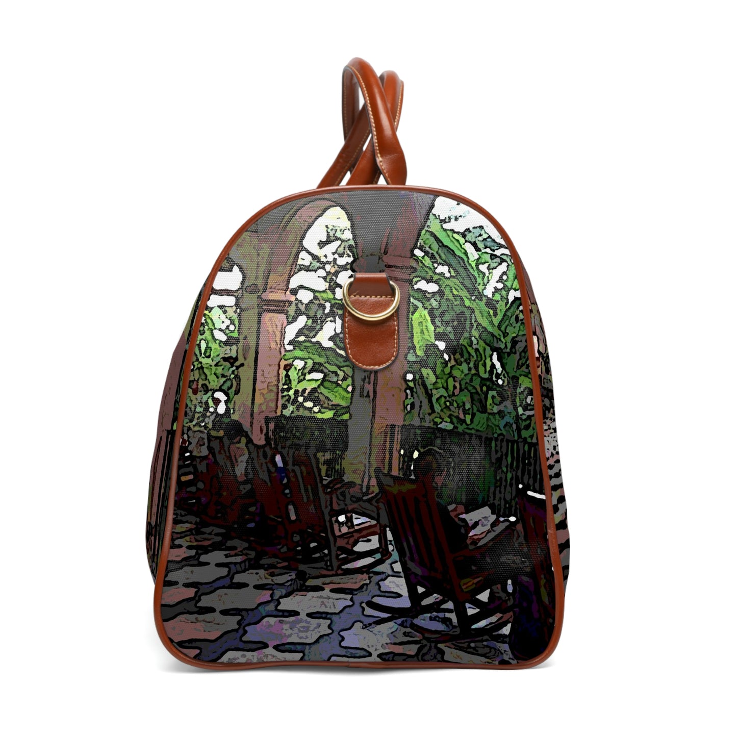 Waterproof Travel Bag ...  Lanai & Rocking Chairs At: 'The Pink Palace' ... The Royal Hawai'ian ... Honolulu, HI ... '27Oct2014' ... Original Works ...