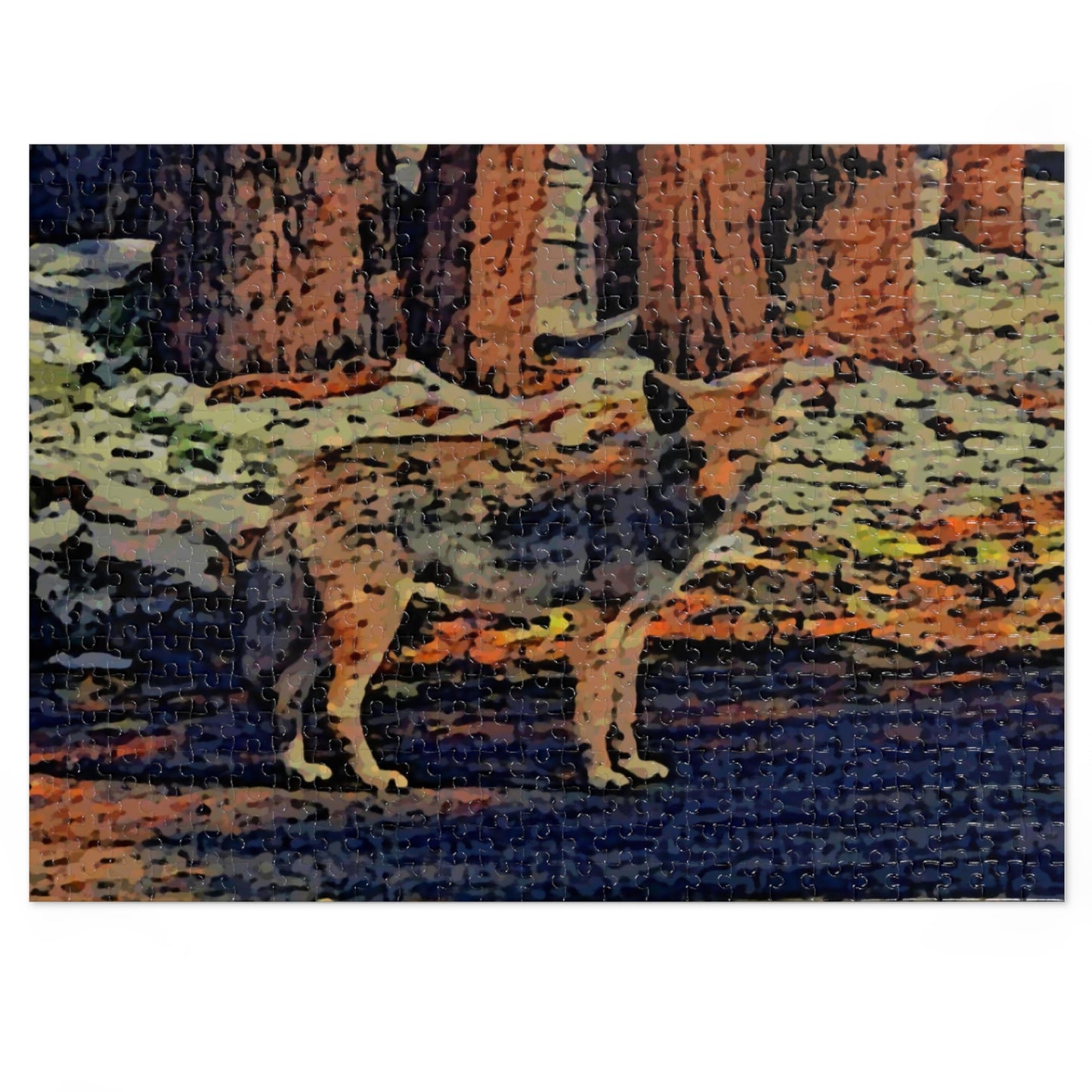 Jigsaw Puzzle (30, 110, 252, 500,1000-Piece) ... Coyote ... "Yosemite Valley: Circa May23 ... KPH Base Photo" ... Original Works ...