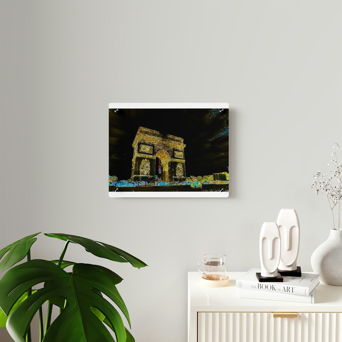 Acrylic Wall Art Panels ...  L'Arc de Triomphe ... 'Barbara Joan Bonnell-Holt Photo' ... Circa 1972 ... Oringinal Works ...