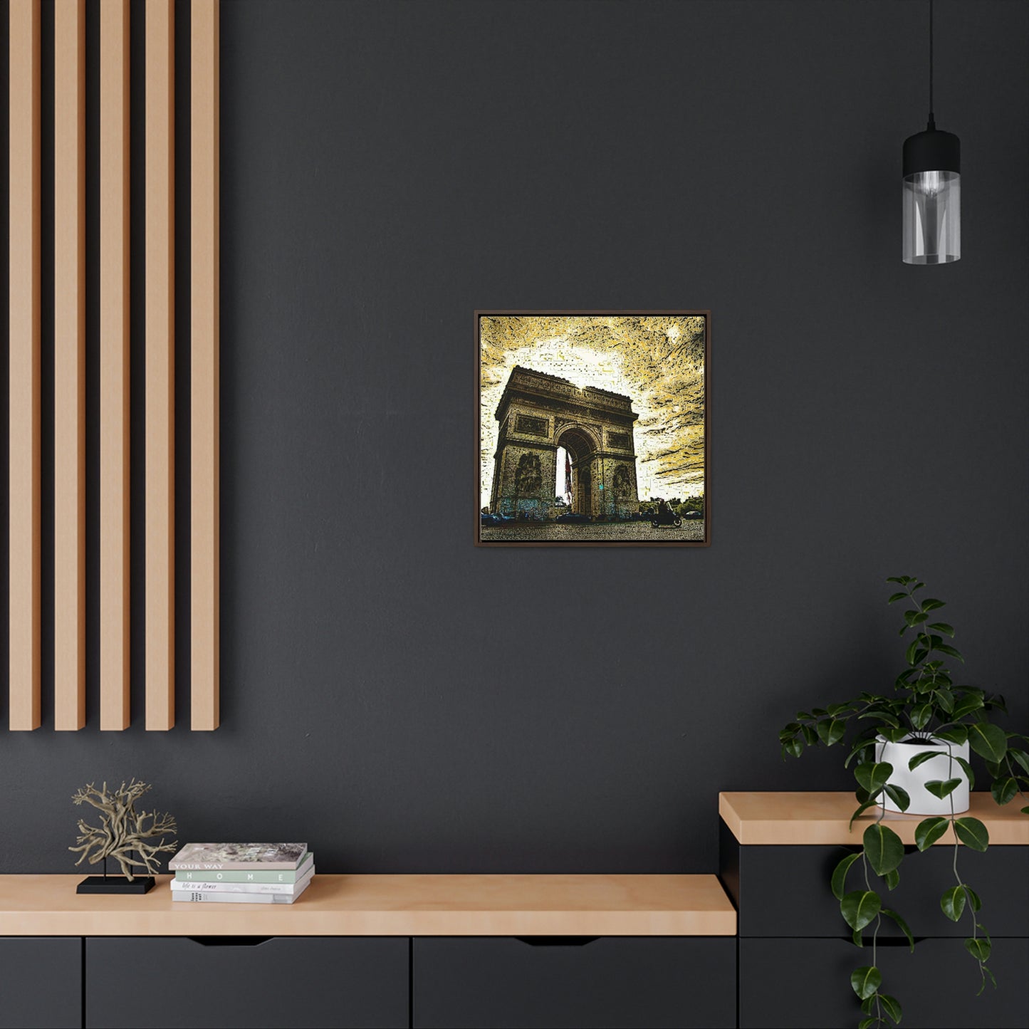 Gallery Canvas Wraps, Square Frame ...  L'Arc de Triomphe ... 'Barbara Joan Bonnell-Holt Photo' ... Circa 1972 ... Oringinal Works ...