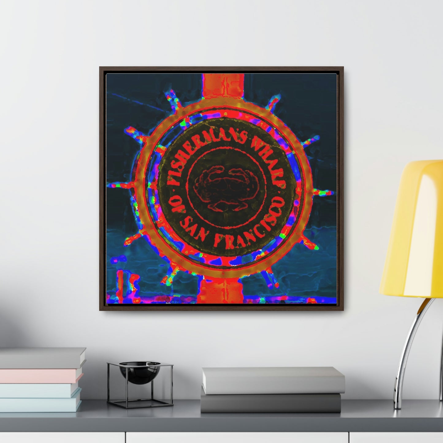 Gallery Canvas Wraps, Square Frame ... "No.9 Fishermen's Grotto - Fishermen's Wharf, SF, California" ... Family Archives: 1970's ... Original Works ...