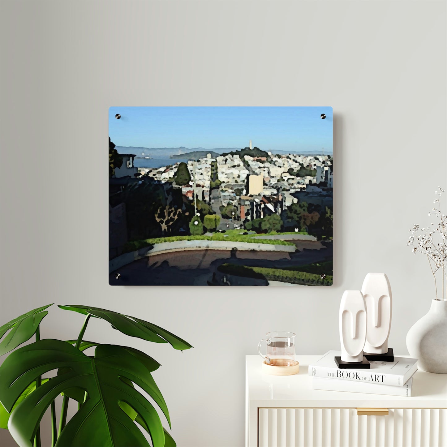 Acrylic Wall Art Panels ... "Lombard Street San Francisco, CA, USA" ... Family Archives 1970's ... Original Works ...