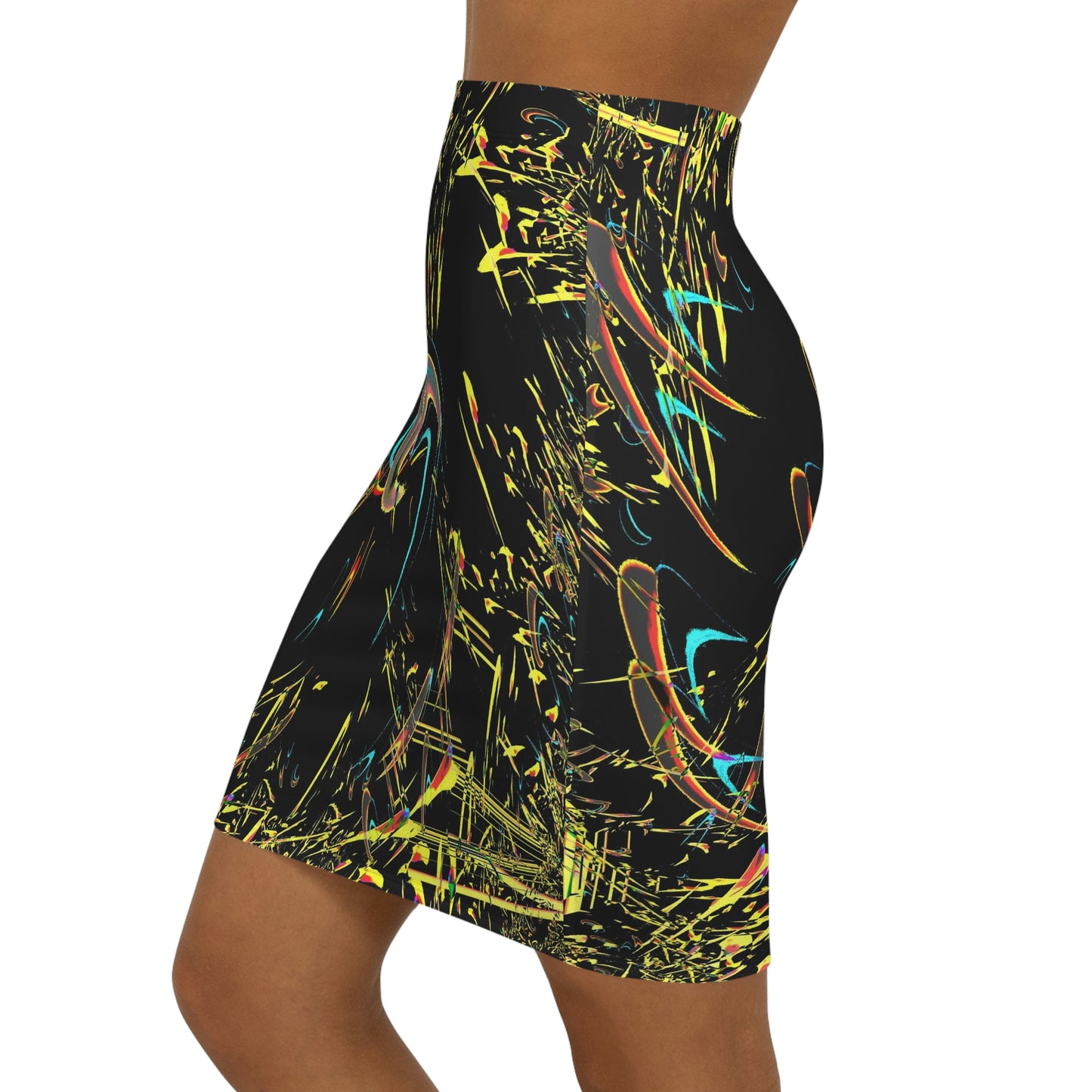 Women's Mini Skirt ... "Waning Moon" ... Central Idaho ... October 2022 ... Rendering Time: 22 Hours ... Original Works ...