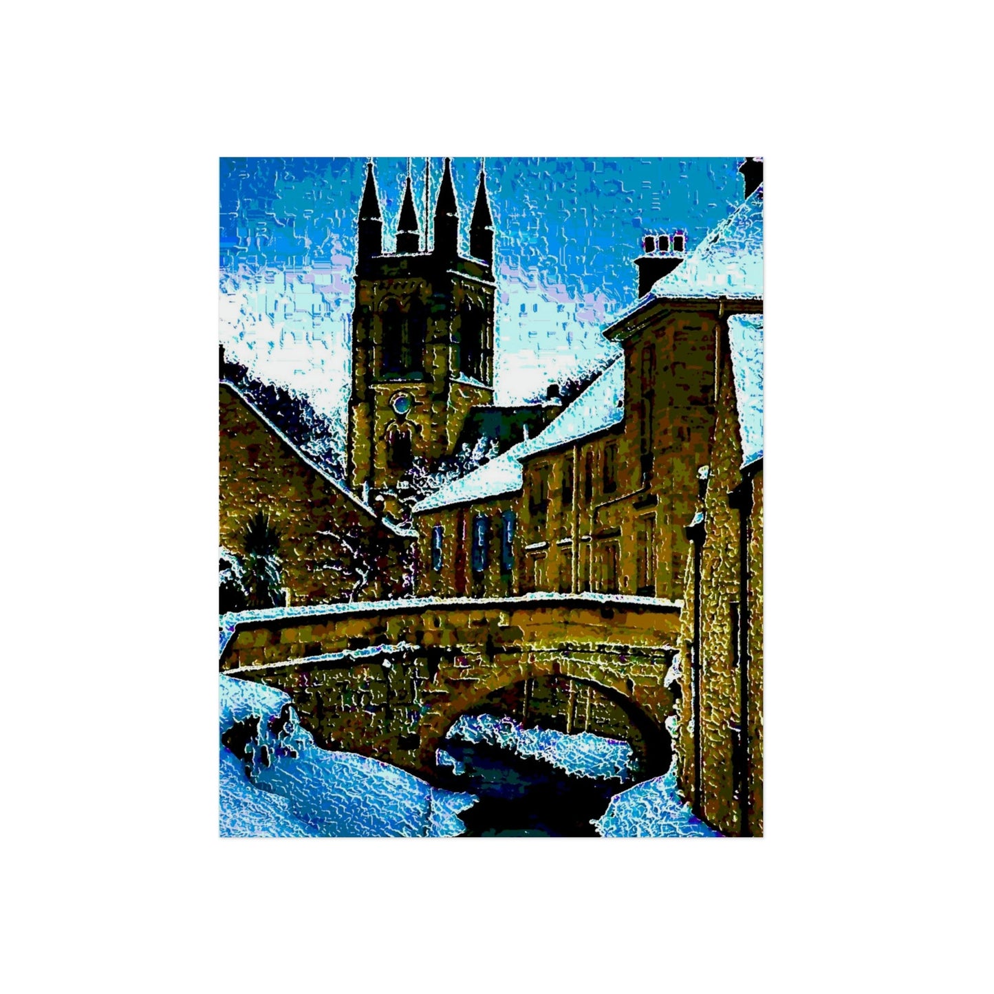Aluminum Composite Panels ...  A Bridge, A Canal, A Cathedral_2 ... "To Stroll Over-Through-And-By" ... Central England: Circa 2005 ... Original Works ...