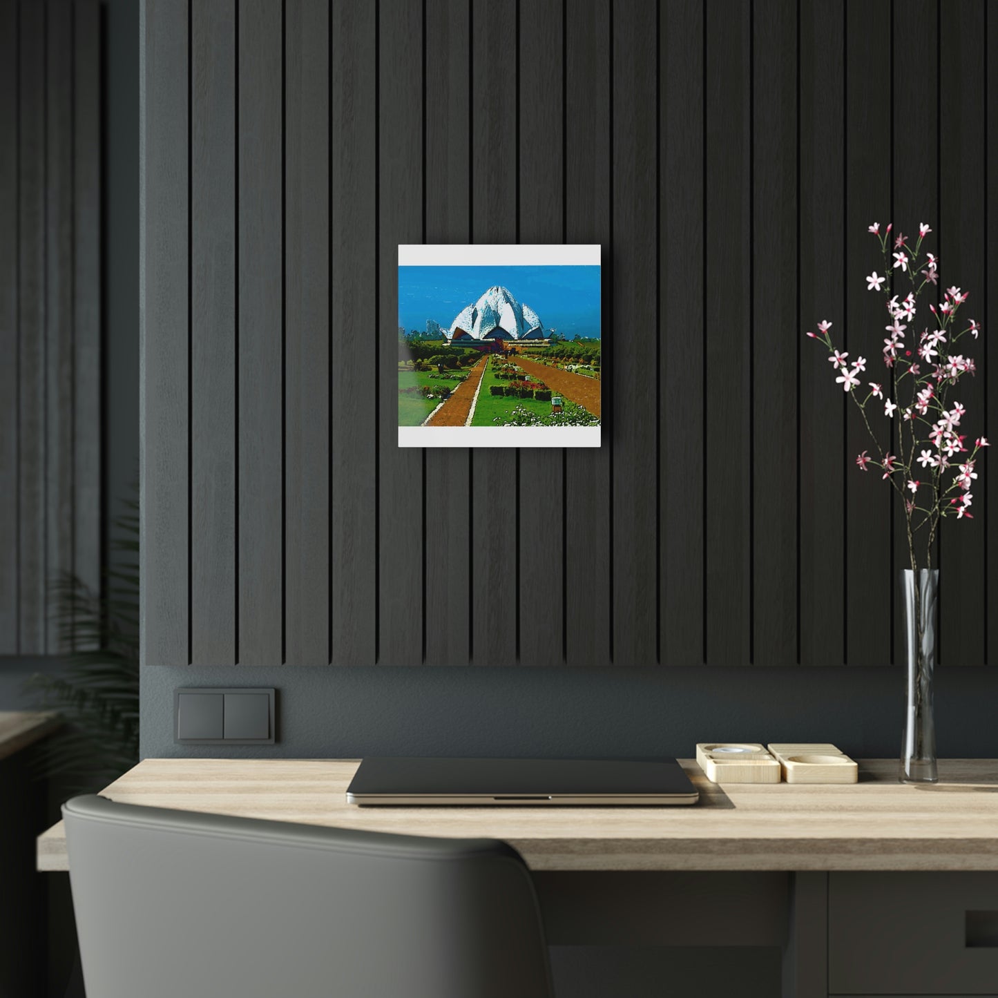 Acrylic Prints ... 'Bahai'i House-Of-Worship' ... "Lotus Temple: Delhi, India, 2008" ... Original Works ...