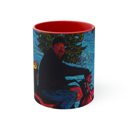 Accent Coffee Mug, 11oz ... There's 2-Wheelin ... There's 4-Wheelin ... 'And-Of-Course' ... "There's 3-Wheelin-In-The-Snow" ...  Original Works ...