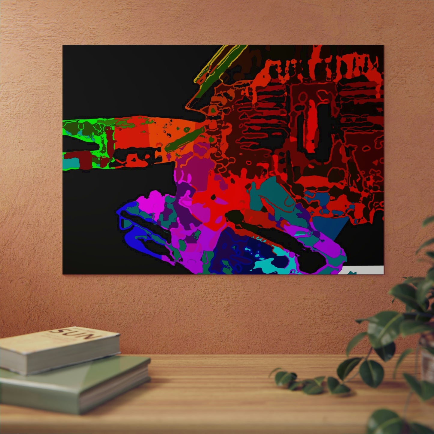 Aluminum Composite Panels ... "Lots of Color" ... 'The Reds, The Purples, The Pinks & The Blues ... All Contrasted Against The Black Of Snow' ... November 2022 ... Original Works ...