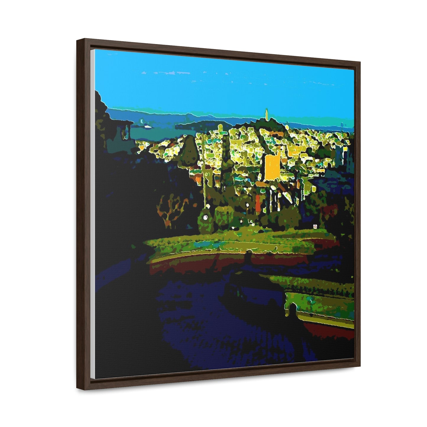 Gallery Canvas Wraps, Square Frame ...  "Lombard Street San Francisco, CA, USA" ... Family Archives 1970's ... Original Works ...