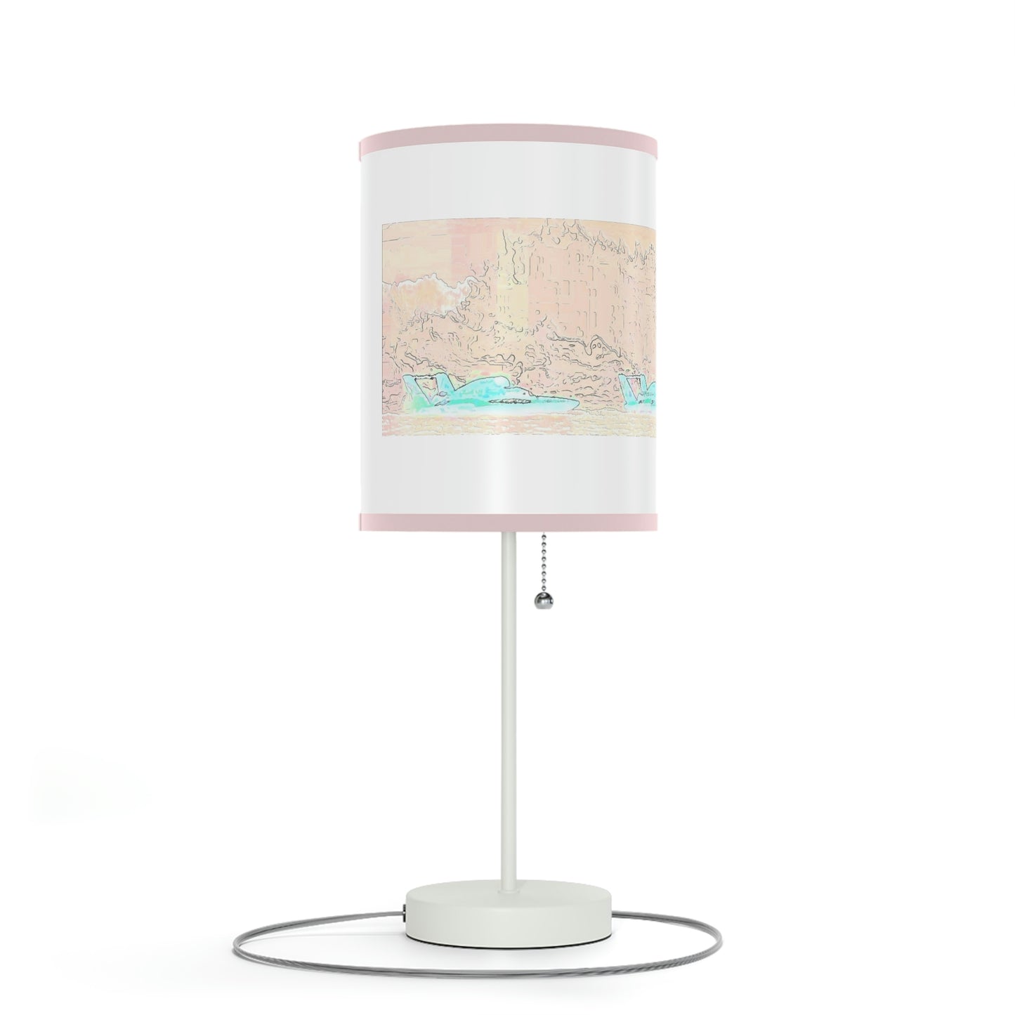 Lamp on a Stand, US|CA plug ... Seattle Columbia Cup On Lake Washington ... "Dave Wilcox Heads For The Win" ... Associate Gift-Photo ... Original Works ...