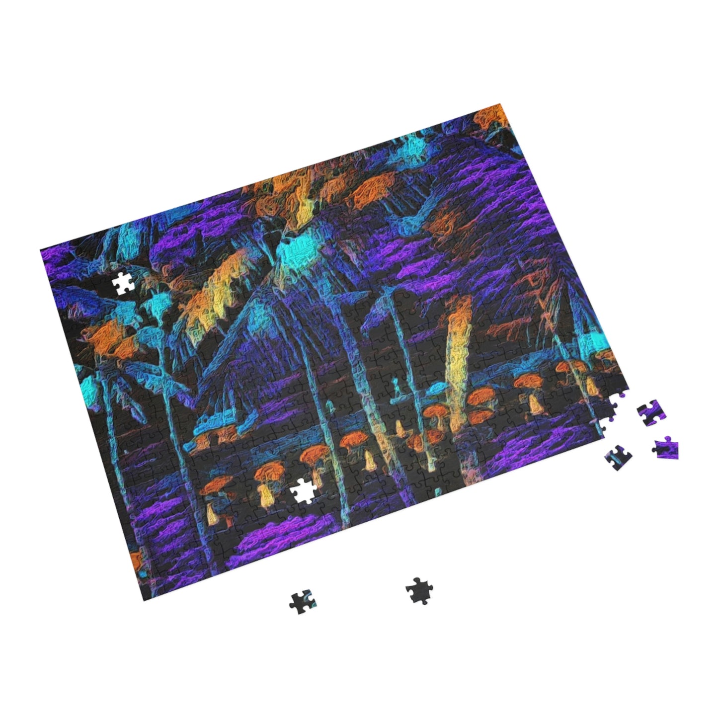 Puzzle (96, 252, 500, 1000-Piece) ... "The Royal Hawai'ian: Waikiki Beach_Beach" ... Honolulu, HI ... Ocotber 2014 (Halloween) ... Original Works ...