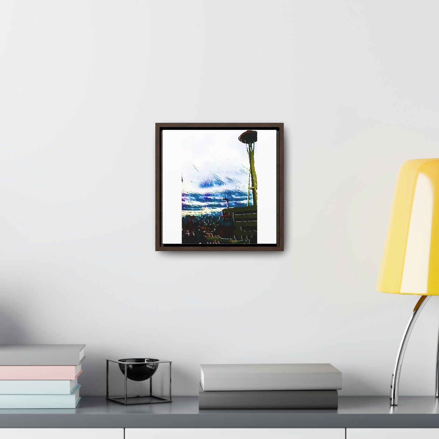 Gallery Canvas Wraps, Square Frame ... Air Tram-Way Gondola & Seattle Space Needle: Seattle World's Fair: 1962 ... Original Works ...