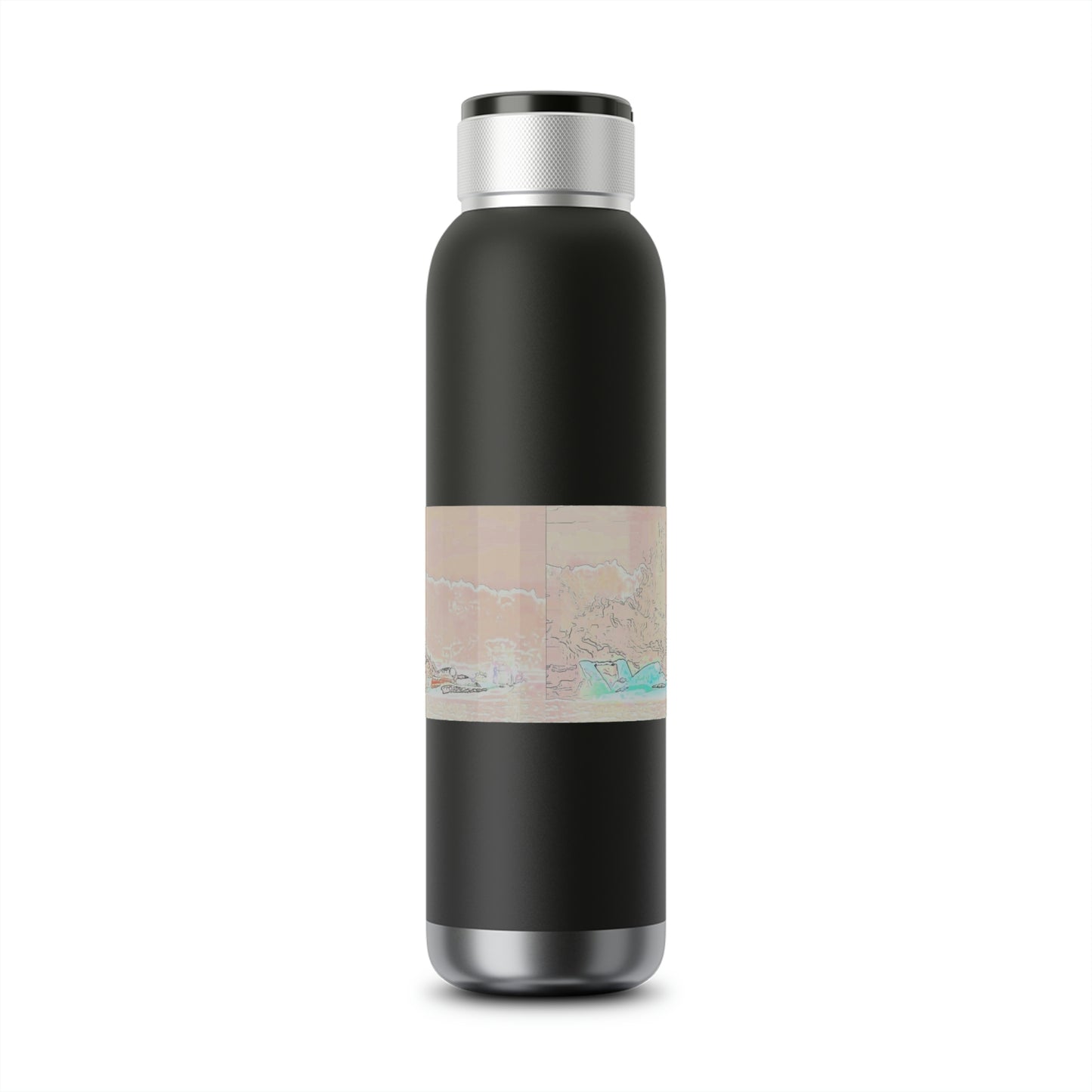 Soundwave Copper Vacuum Audio Bottle 22oz ... Seattle Columbia Cup On Lake Washington ... "Dave Wilcox Heads For The Win" ... Associate Gift-Photo ... Original Works ...
