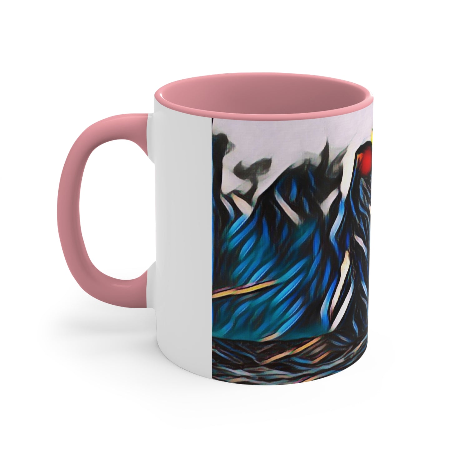 Accent Coffee Mug, 11oz ... "Ken's Favourite Humpback Breach" ... Circa: 21st Century ... Maui, HI ... Original Works ...