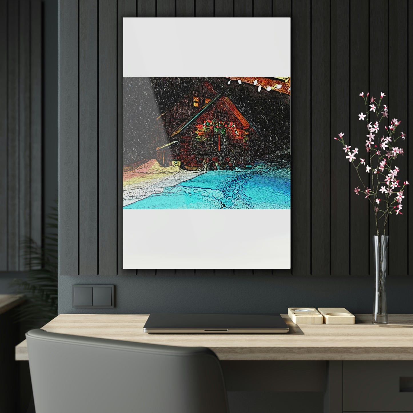 Acrylic Prints ... A Cold ... A Very Snowy ... "A Tranquil & Quiet Morning In Mountainous Central Idaho" ... Original Works ...