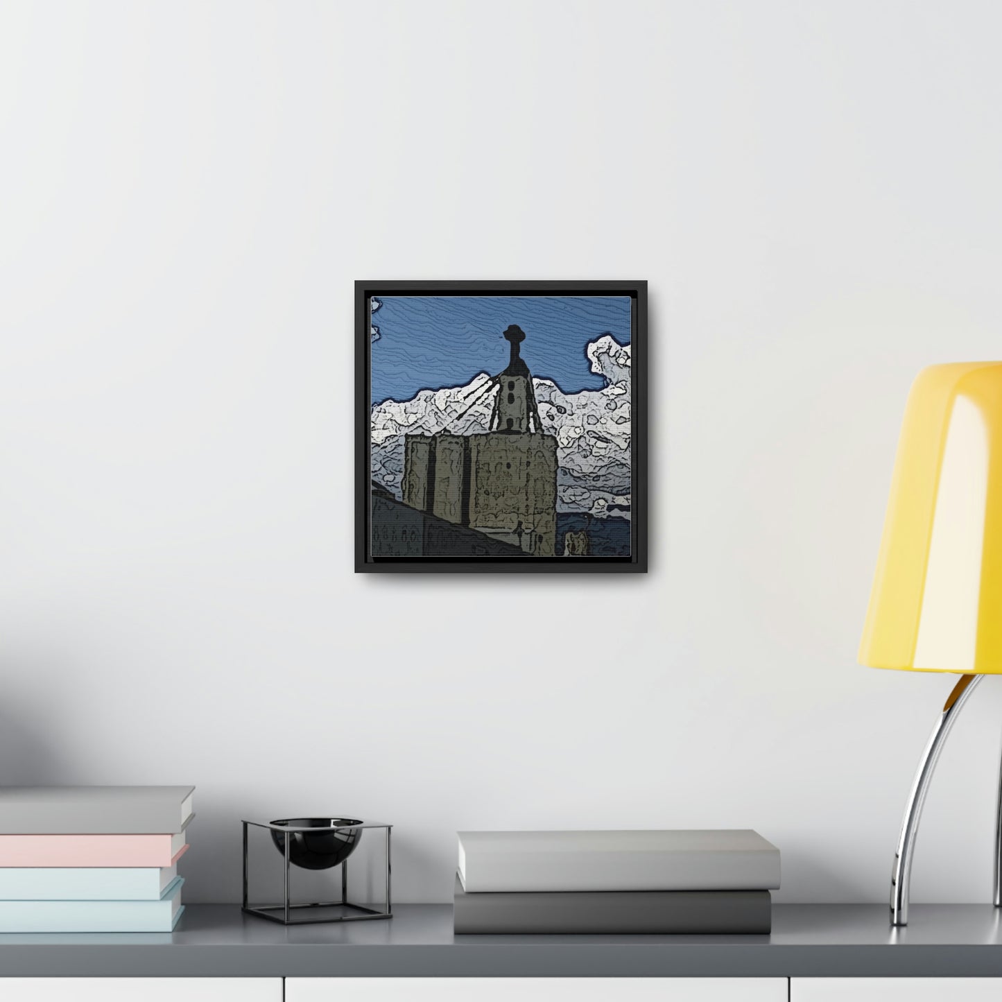 Gallery Canvas Wraps, Square Frame ..."ICP: Idaho County Propane ... 'Production Facilities Grangeville, Idaho' ... "  Original Works: Rendering Time: 10 Hours ...