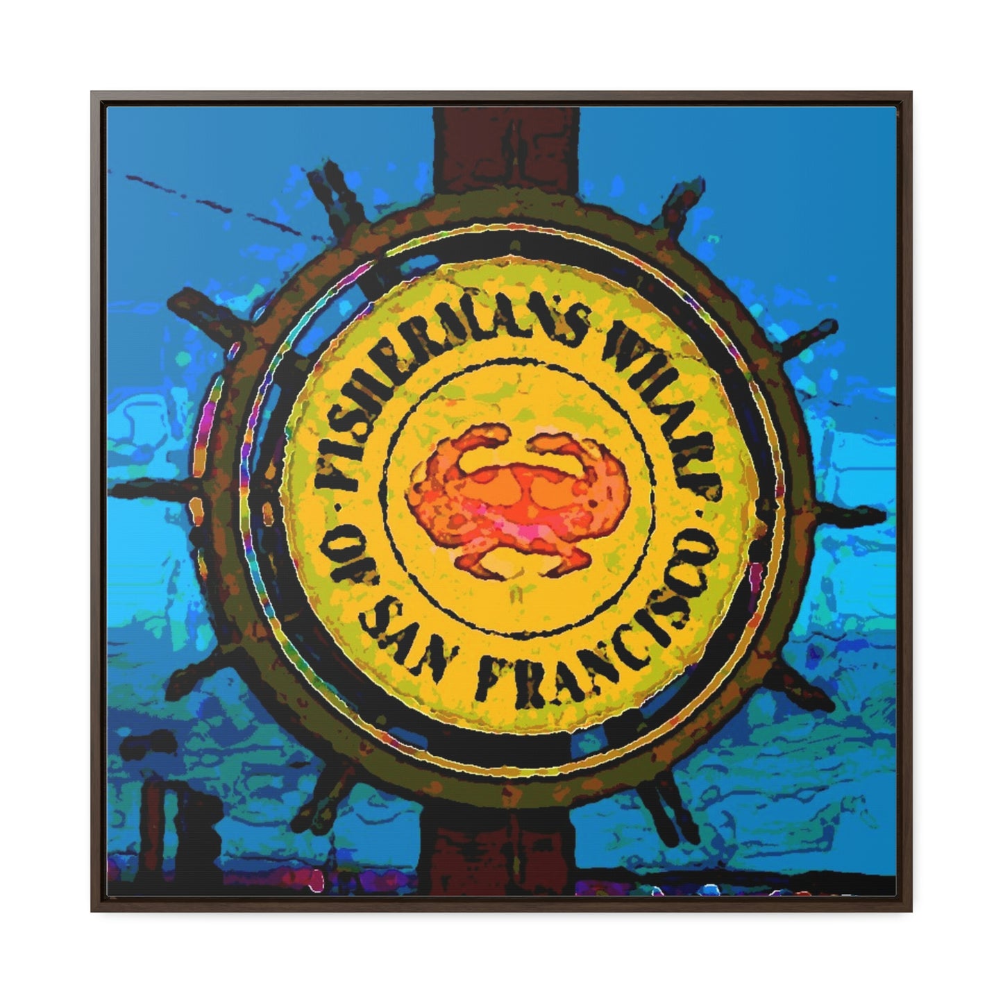 Gallery Canvas Wraps, Square Frame ...  "No.9 Fishermen's Grotto - Fishermen's Wharf, SF, California" ... Family Archives: 1970's ... Original Works ...