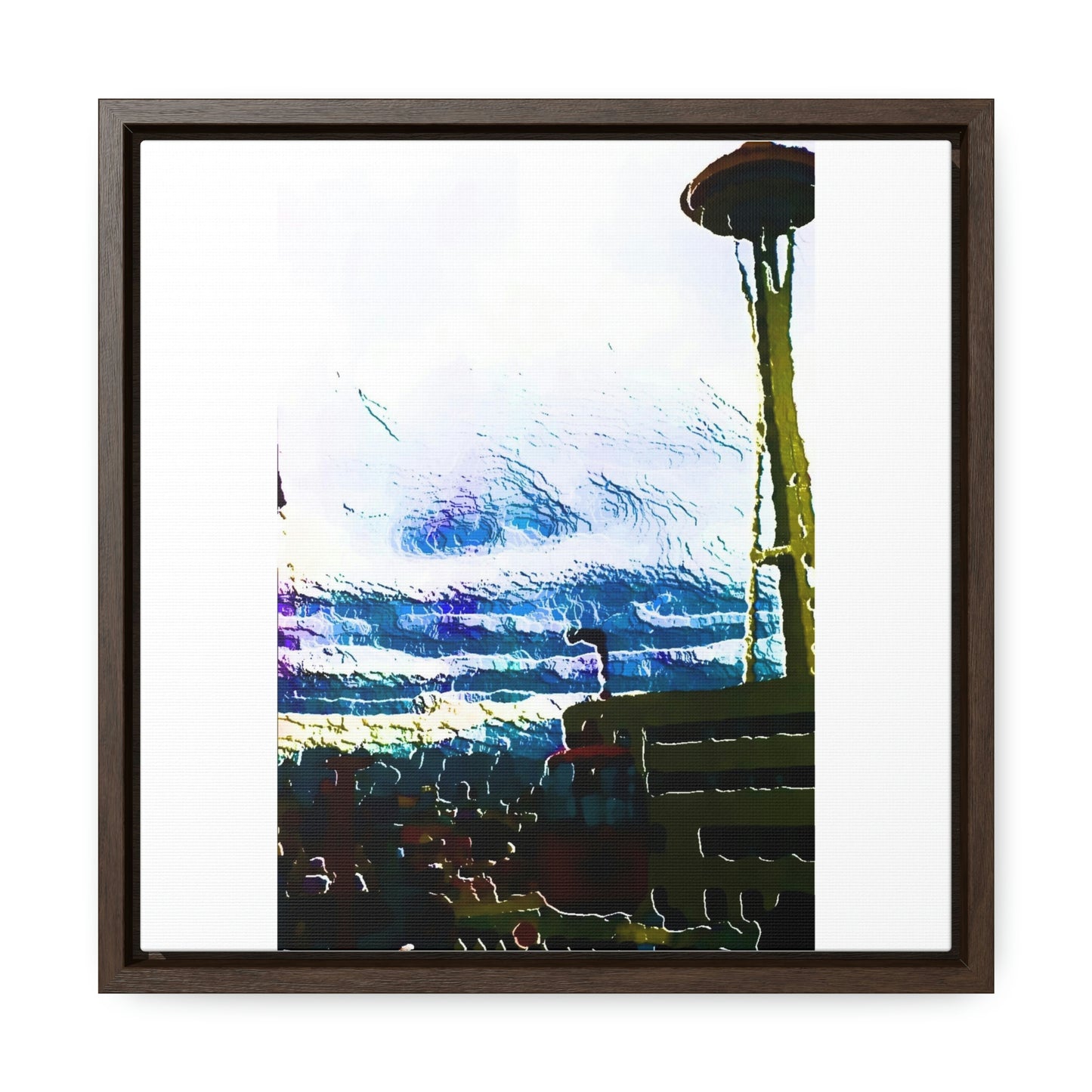 Gallery Canvas Wraps, Square Frame ... Air Tram-Way Gondola & Seattle Space Needle: Seattle World's Fair: 1962 ... Original Works ...