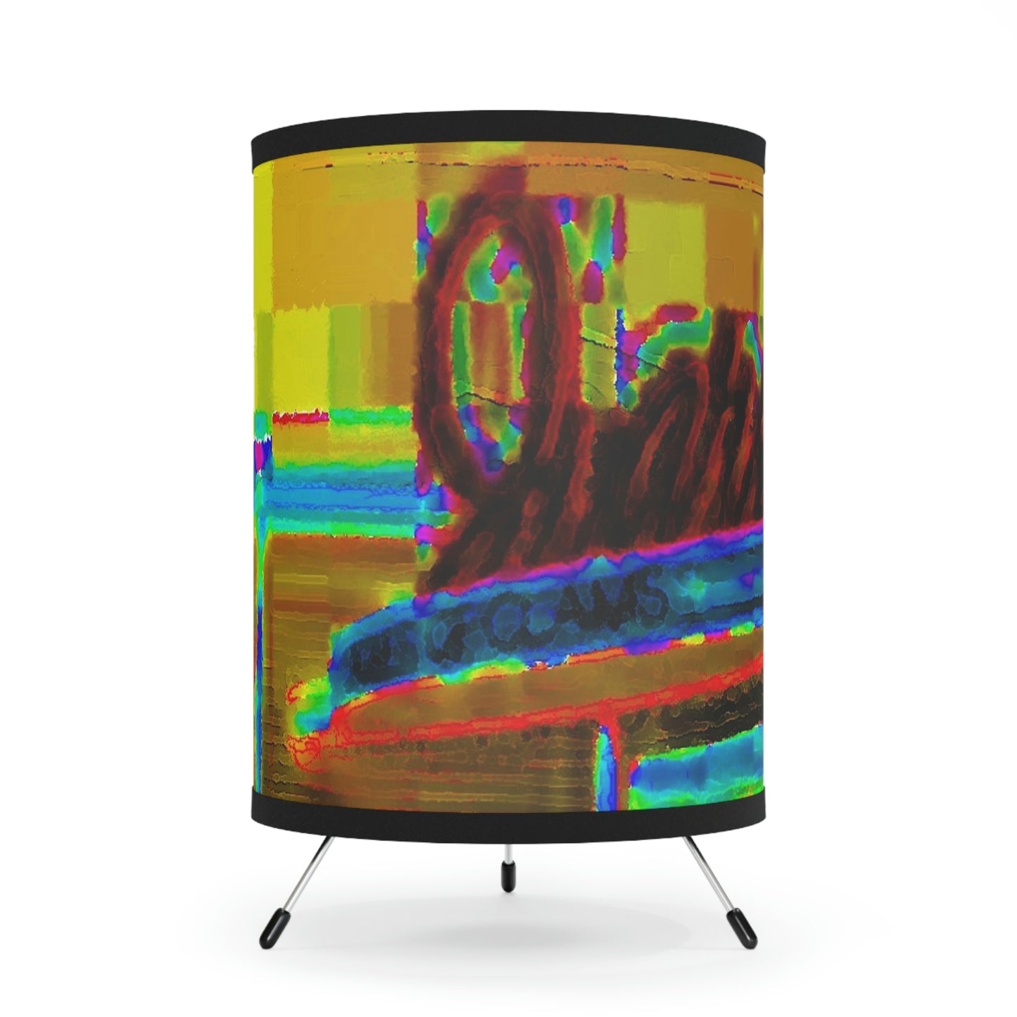 Tripod Lamp with High-Res Printed Shade, US\CA plug ...  In-A-Hurry & Stressed? ... Remember: Keep "Clam" ... Clam_Happy ...  'Ivars: Seattle Waterfront' ... Personal Archives ... Original Works ...