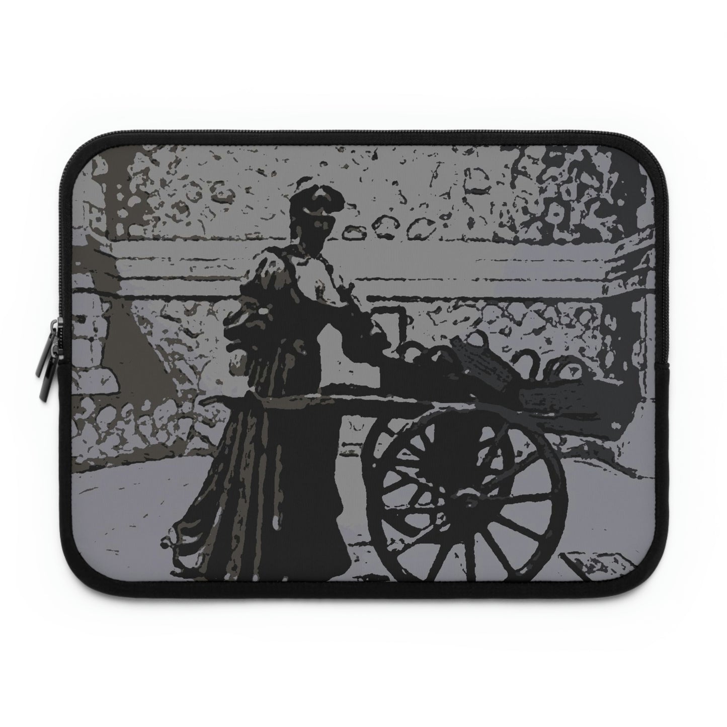 Laptop Sleeve ... Dublin's "Molly Malone Along Grafton Street" ... Cryin' Cockels & Muscles Alive-Alive-Oh ... Circa 2003 ... Original Works ...