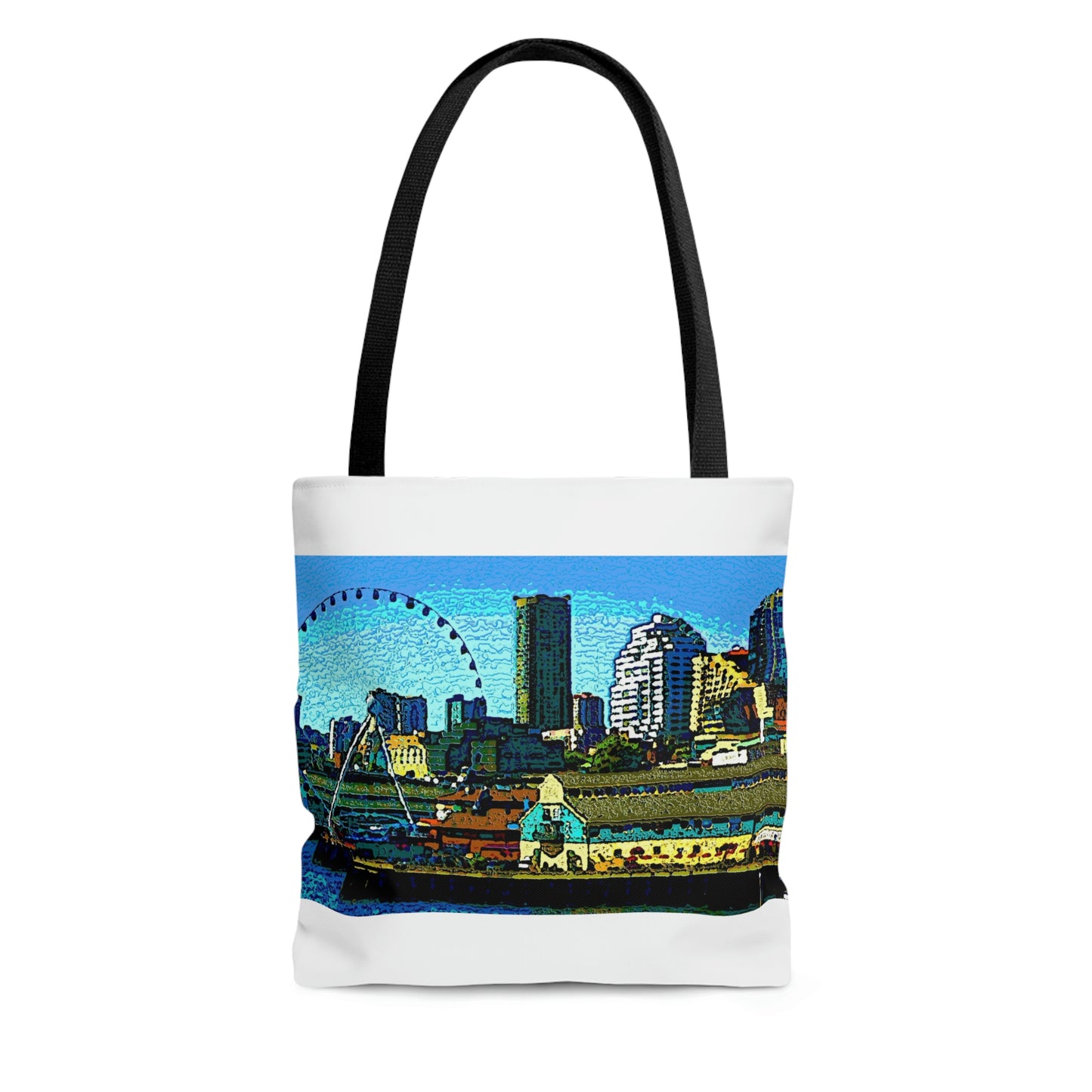 AOP Tote Bag ... That Classic Wheel ... 'Seattle's Wheel' ... & An Old Classic Waterside Vendors ...  'Family Archives' ... Original Works ...