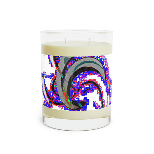 Scented Candle - Full Glass, 11oz ... "Waning Moon" ... Central Idaho ... October 2022 ... Rendering Time: 22 Hours ... Original Works ...