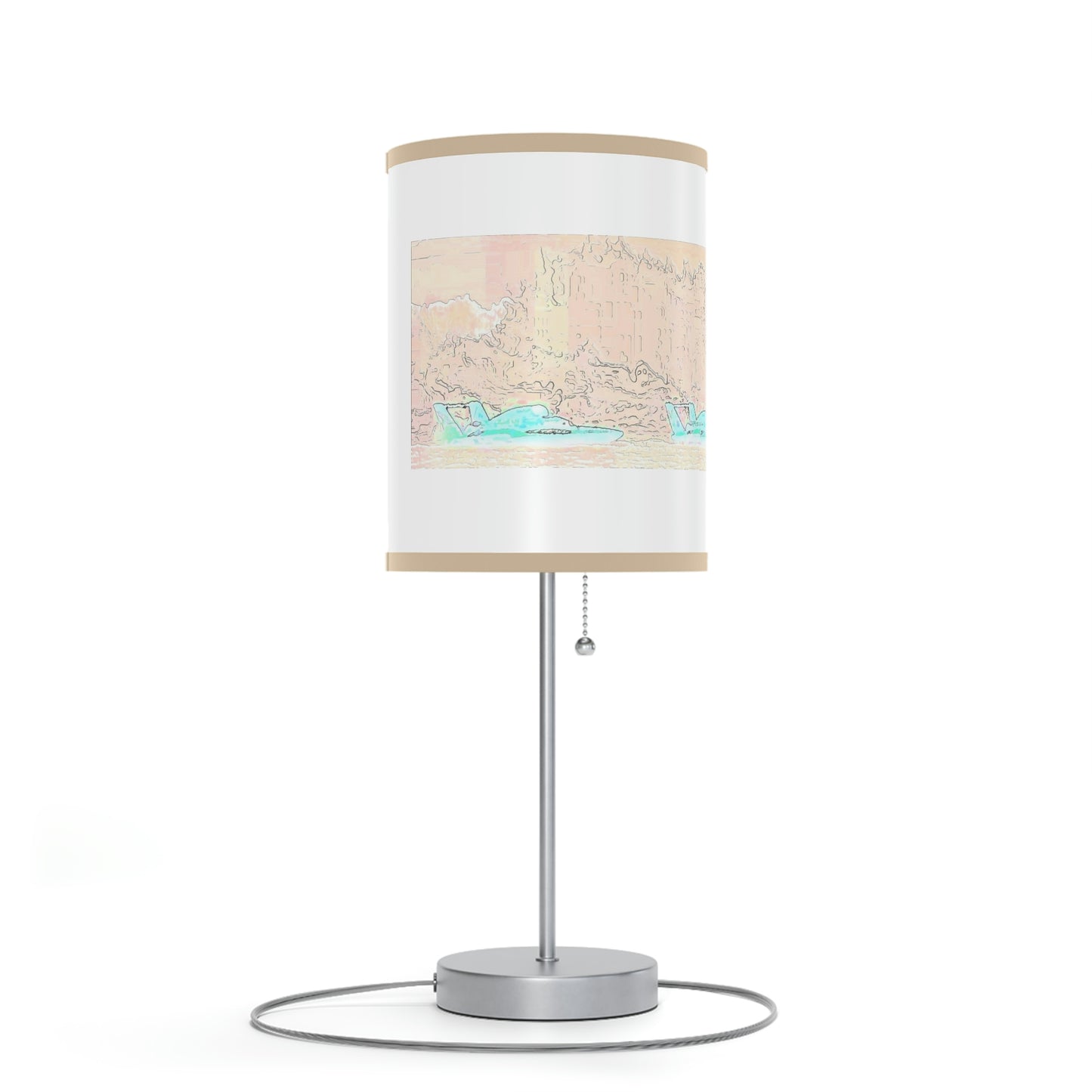 Lamp on a Stand, US|CA plug ... Seattle Columbia Cup On Lake Washington ... "Dave Wilcox Heads For The Win" ... Associate Gift-Photo ... Original Works ...