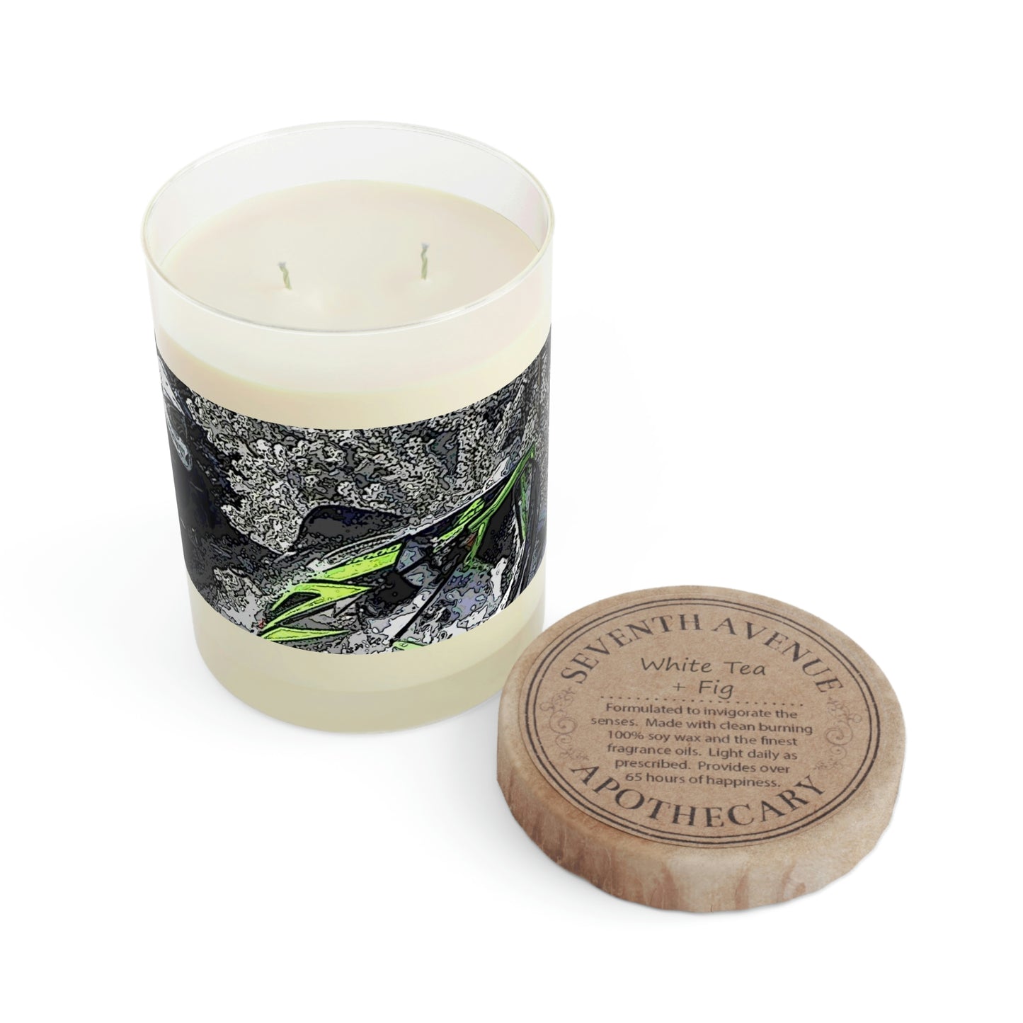 Scented Candle - Full Glass, 11oz ...  Come Fly With The Professionals ... CIP-Airways ... 'Getting-Er-Done' ... Original Works ... December 2022 ...