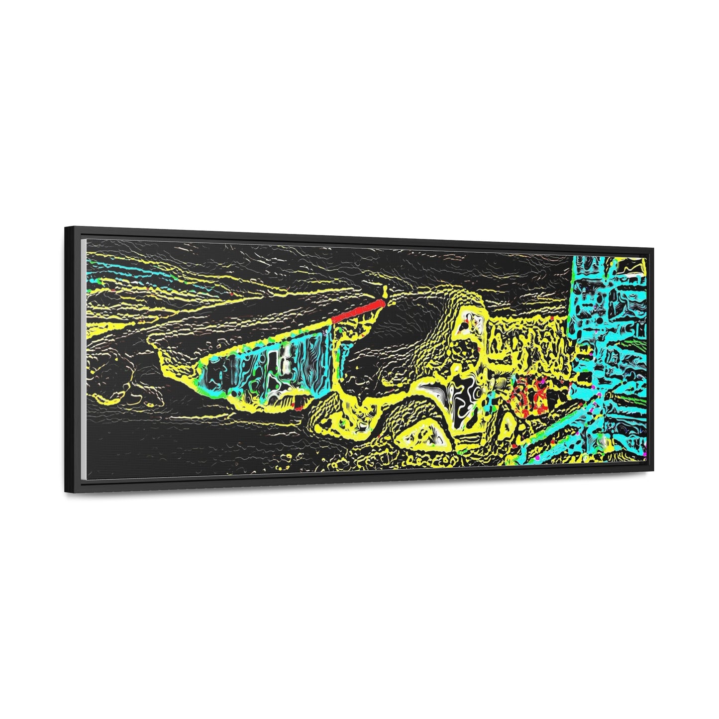 Gallery Canvas Wraps, Horizontal Frame ... "Snow Vehicle In Snow Storm At-Rest" ... Circa 12Mar23 ... Central Idaho ... 18-Hours Rendering Time: Original Works ...