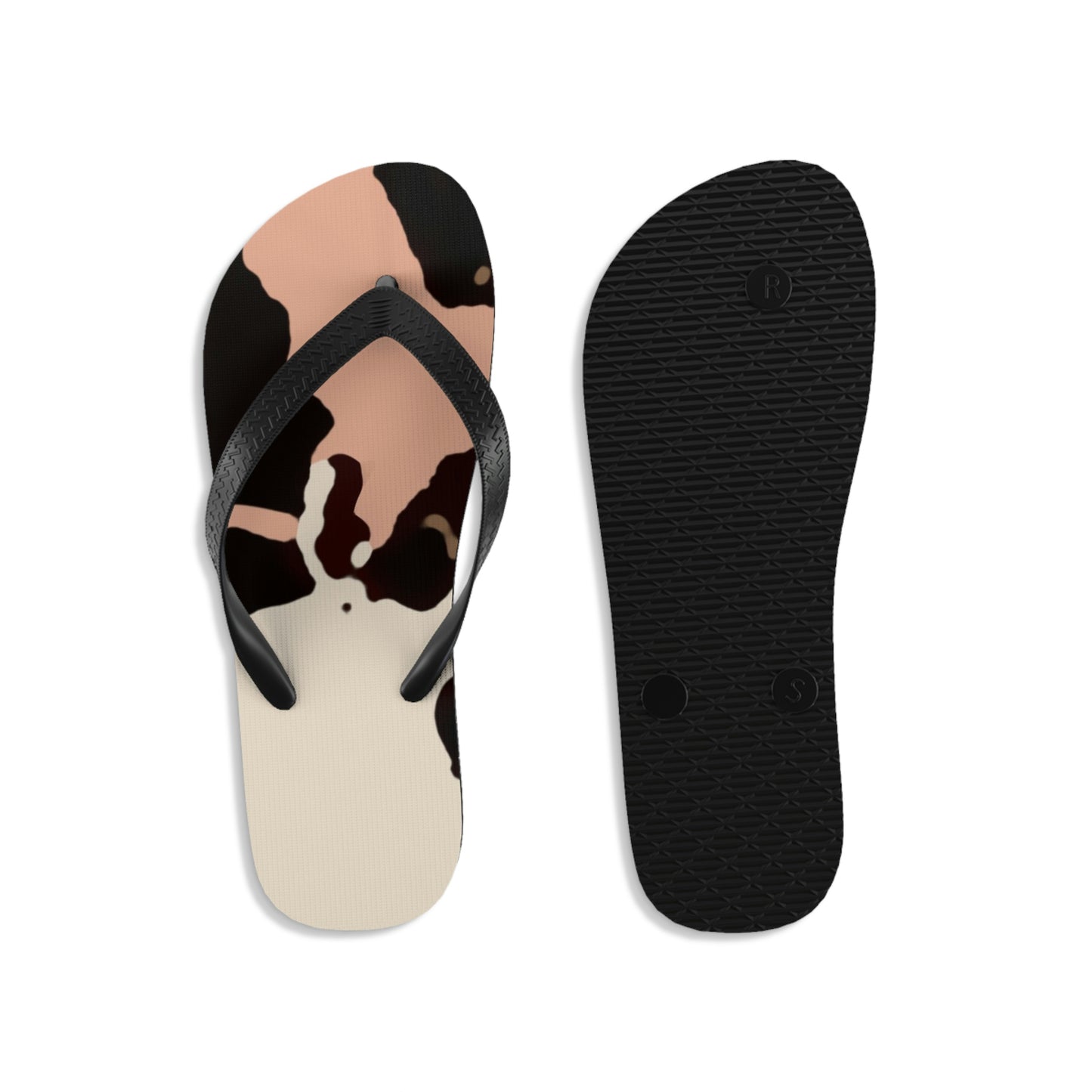 Unisex Flip-Flops ... "Always A Good Friend Watching Over Us & Taking Care Of Us" ...