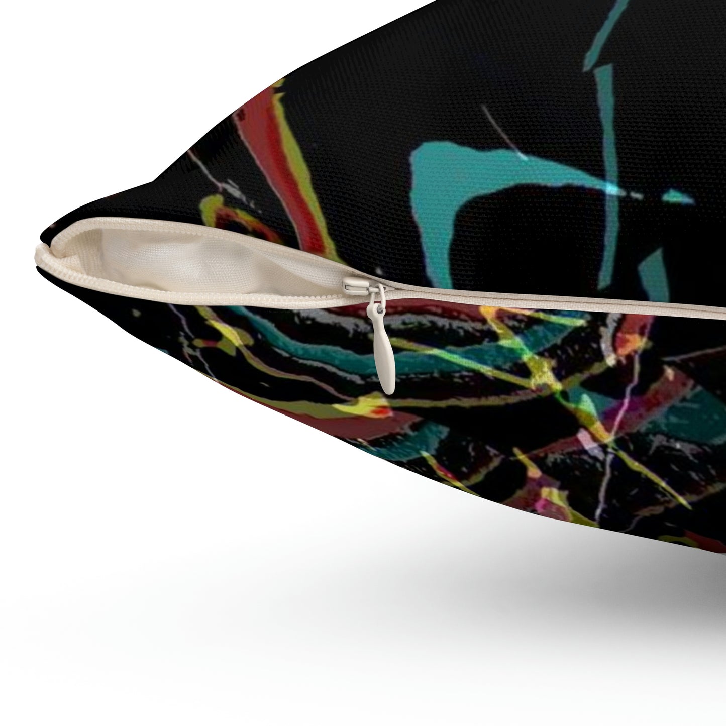 Spun Polyester Square Pillow ... "Waning Moon" ... Central Idaho ... October 2022 ... Rendering Time: 22 Hours ... Original Works ...