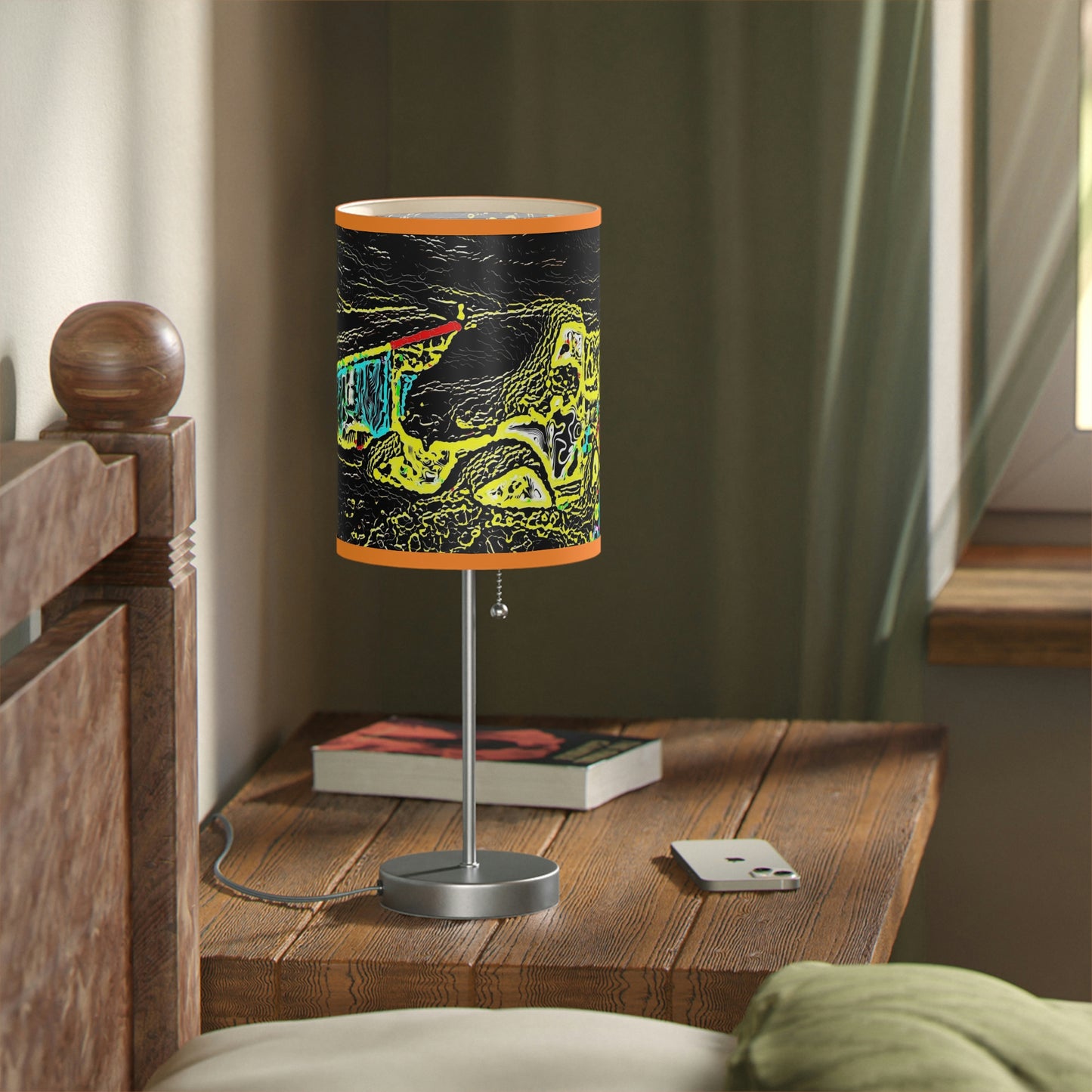 Lamp on a Stand, US|CA plug ... "Snow Vehicle In Snow Storm At-Rest" ... Circa 12Mar23 ... Central Idaho ... 18-Hours Rendering Time: Original Works ...