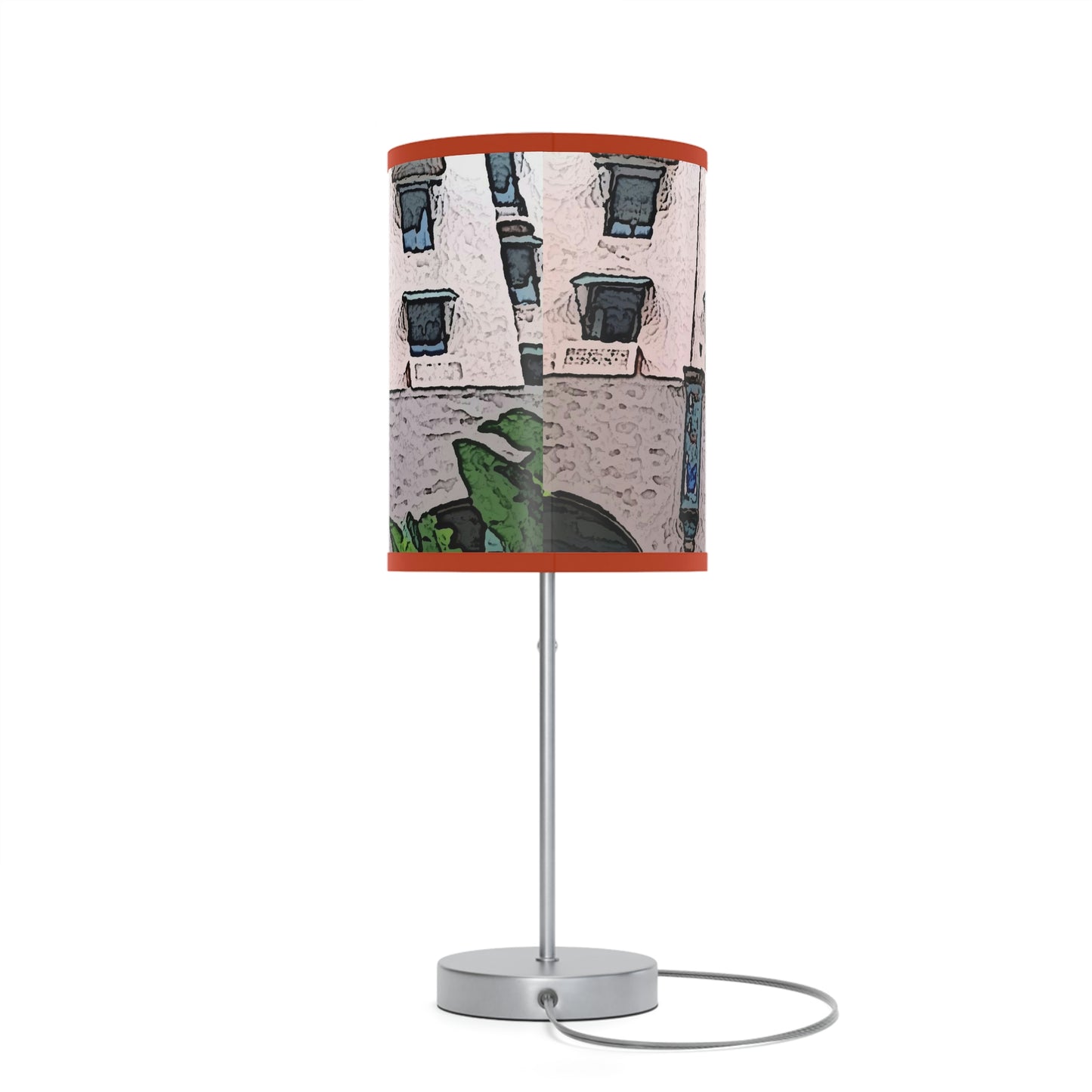 Lamp on a Stand, US|CA plug ...  "La Grande Entree" At: 'The Pink Palace' ... The Royal Hawai'ian ... Honolulu, HI ... '27Oct2014' ... Original Works ...