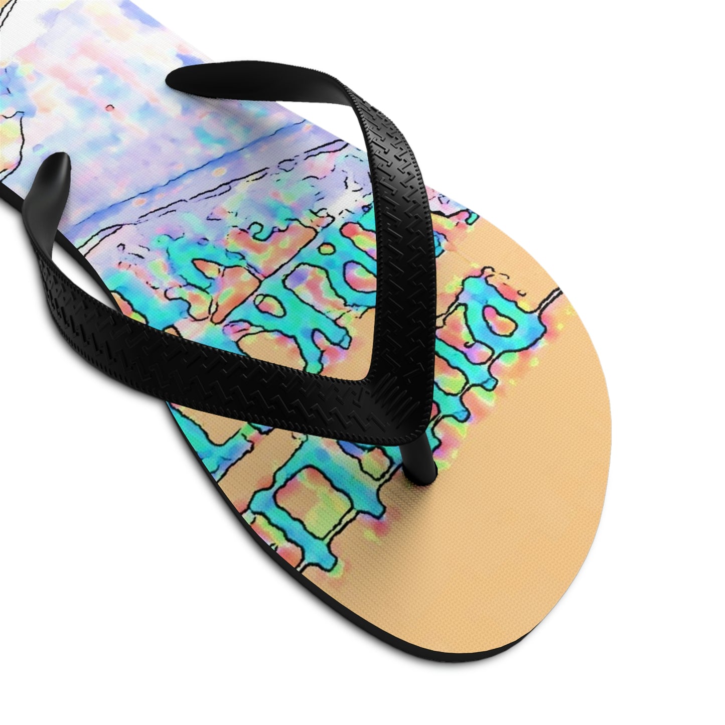 Unisex Flip-Flops .. Walk-In-Style: At The Market ... At The Beach ... Off Your Board ... In The Shower ... "Wherever & Everywhere ..." Wear-Em On Your Harley ..."