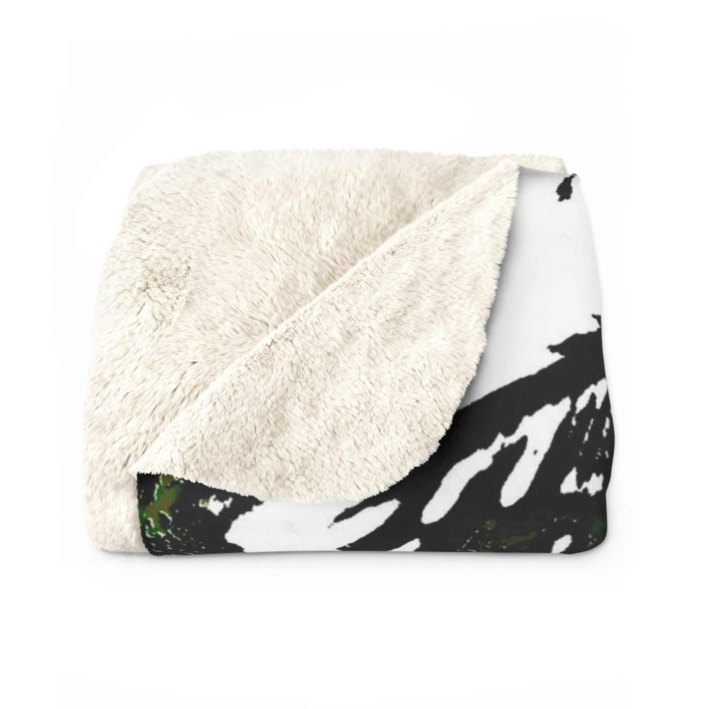 Sherpa Fleece Blanket ... "A Beautiful Beach Amongst The Palms" ... The Outrigger Waikiki, Honolulu, Oahu ... Original Works ...