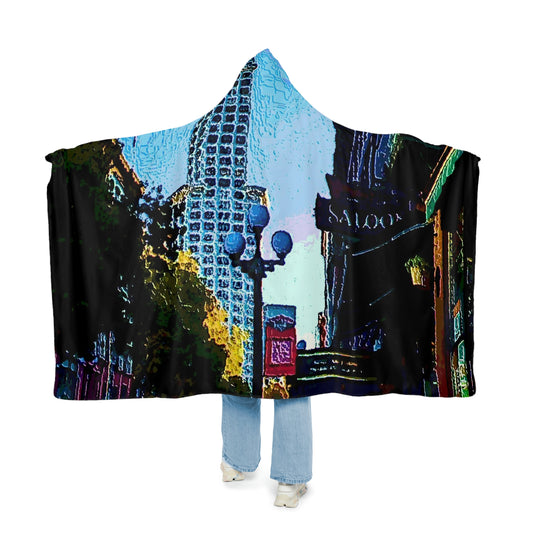 Snuggle Blanket ...  Pioneer Square & Smith Tower ... 'That World Famous View' ... Colleague Supplied Photo ... Original Works ...