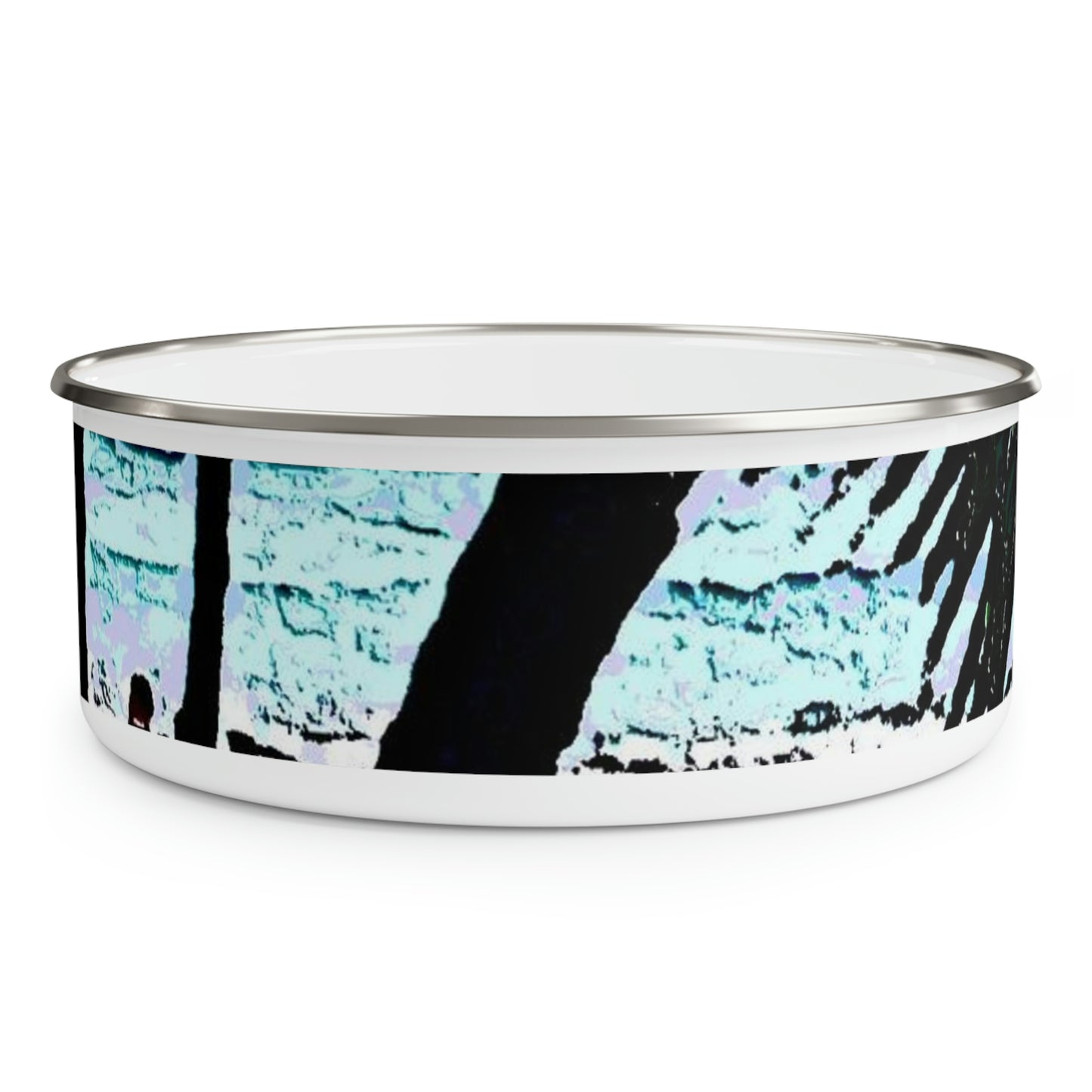 Enamel Bowl ... "A Beautiful Beach Amongst The Palms" ... The Outrigger Waikiki, Honolulu, Oahu ... Original Works ...