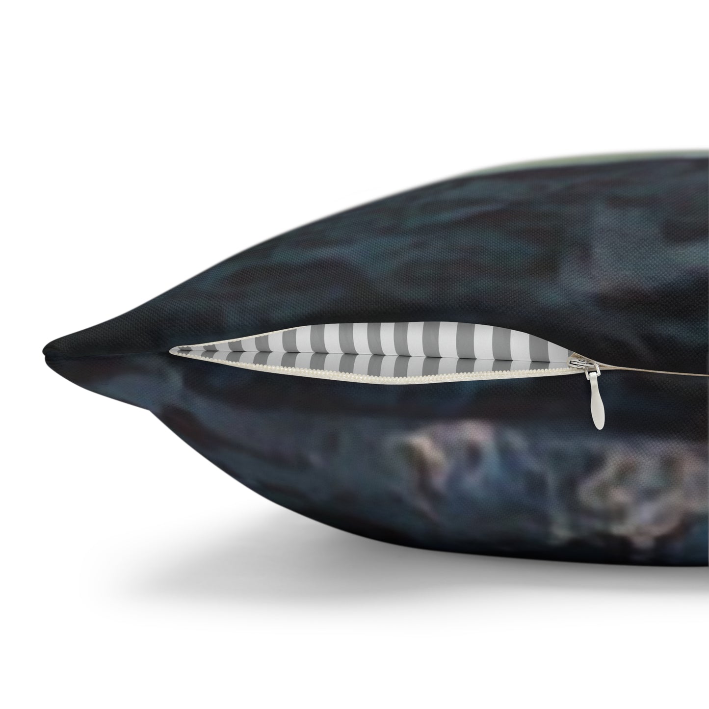 Spun Polyester Square Pillow Case ... An Extraordinary Humpback Breach ... 'With Explosive Energy' ... Family Archives (KPH) ... Circa: 21st Century. Maui, HI ... Original Works ...