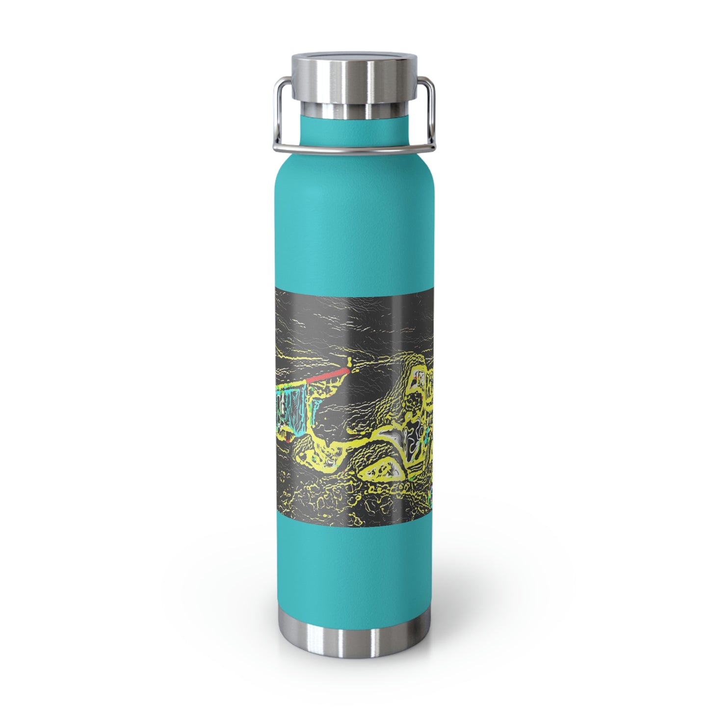 Copper Vacuum Insulated Bottle, 22oz ... "Snow Vehicle In Snow Storm At-Rest" ... Circa 12Mar23 ... Central Idaho ... 18-Hours Rendering Time: Original Works ...